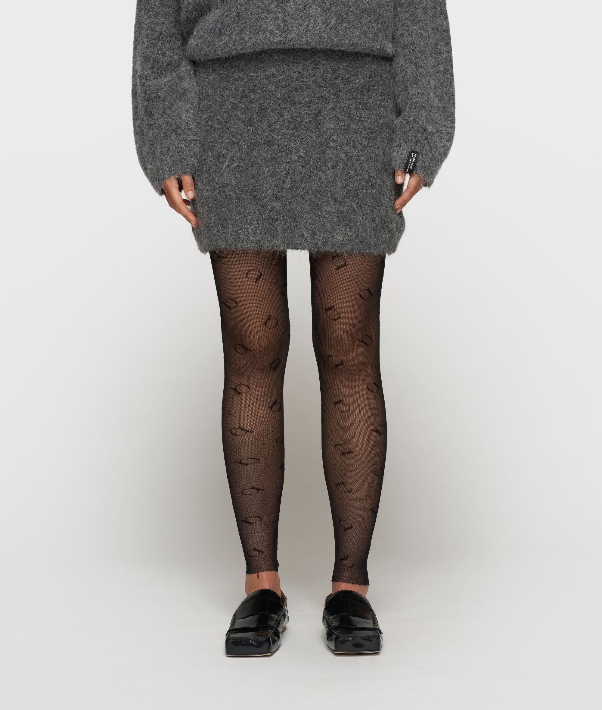 10DAYS Strandrock 10DAYS Mini Hairy Knit Skirt