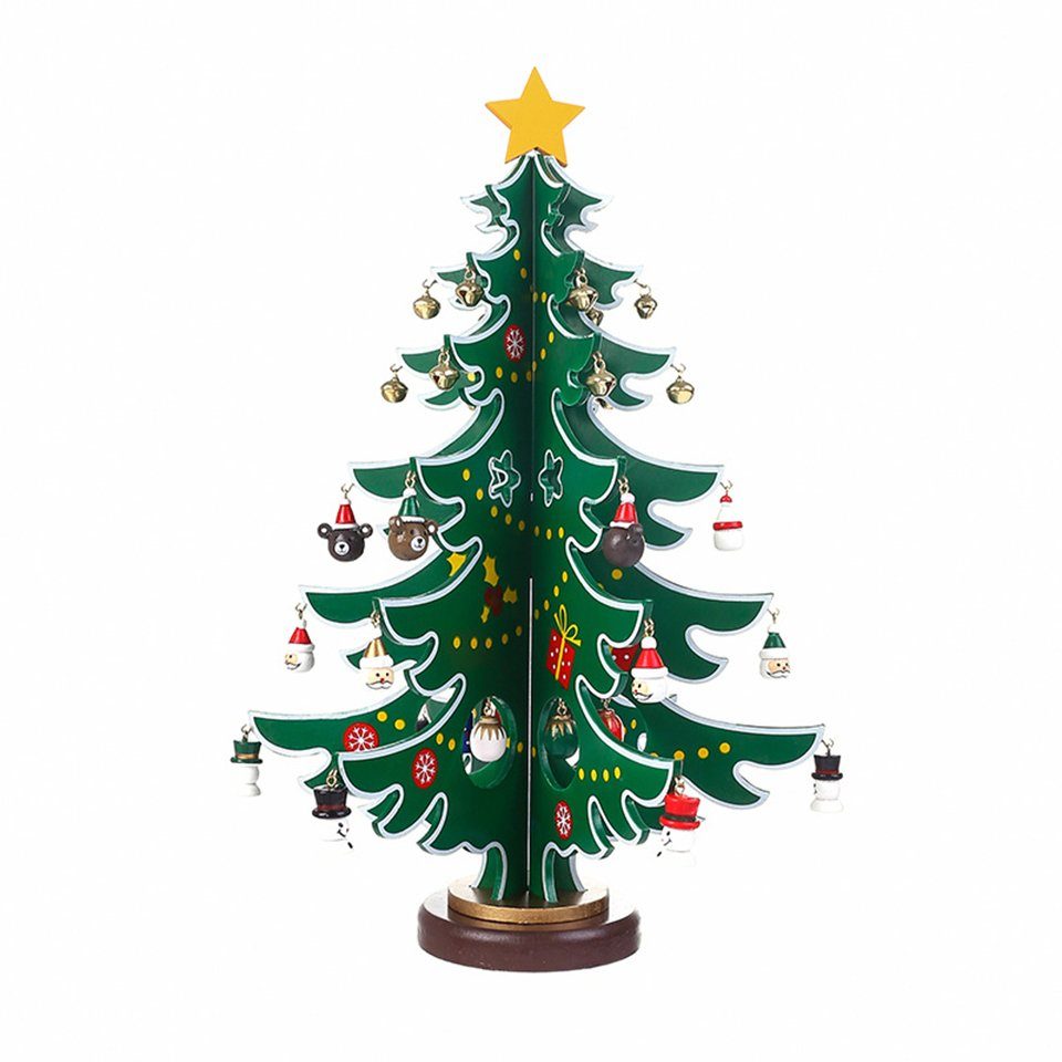 Coonoor Christbaumschmuck Kinder DIY Weihnachtsbaum-Set, 24-teilig mit Deko günstig online kaufen