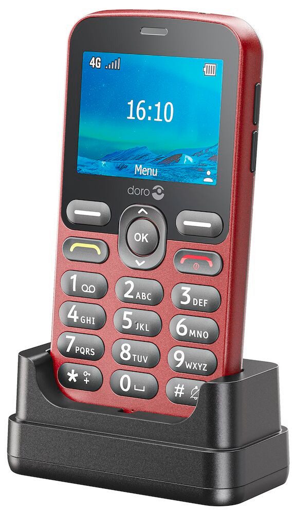 Doro 1880 (ohne Netzteil) Handy (6,11 cm/2,4 Zoll, 0,3 MP Kamera)