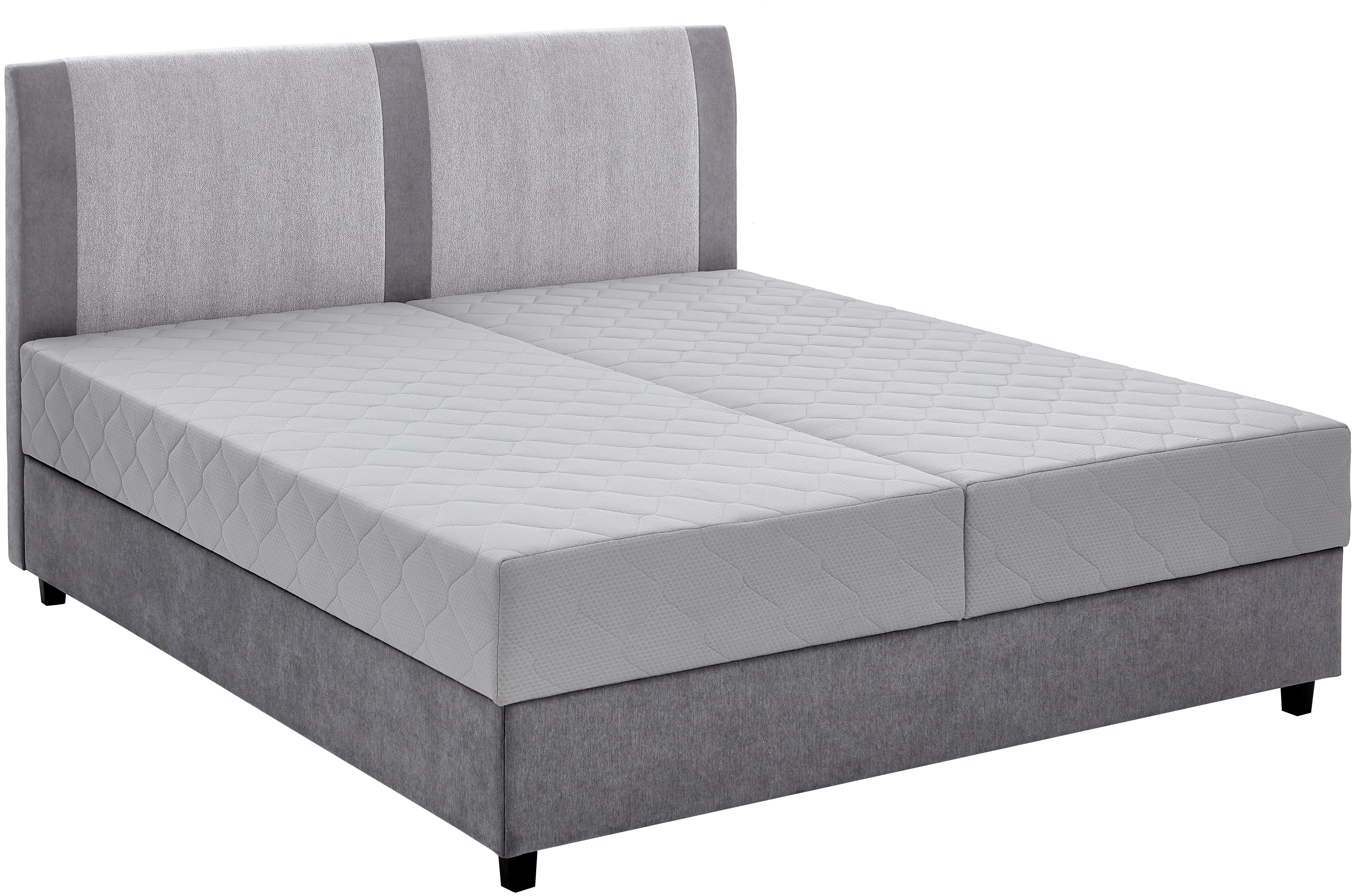 ATLANTIC home collection Boxbett Borgholm, mit Taschen-Federkernmatratze, Bettkasten und Absetzung im Kopteil