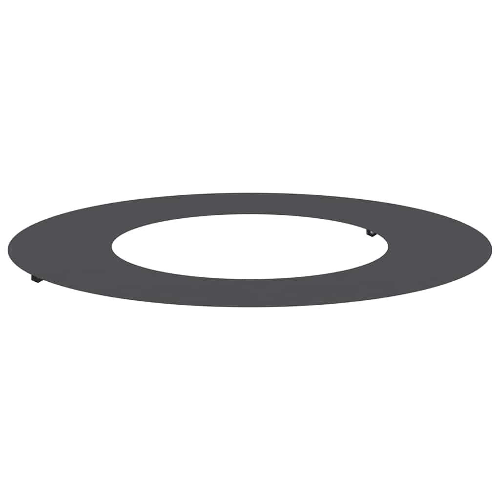 vidaXL Blumentopf Flacher Baumring Schwarz Ø40 günstig online kaufen