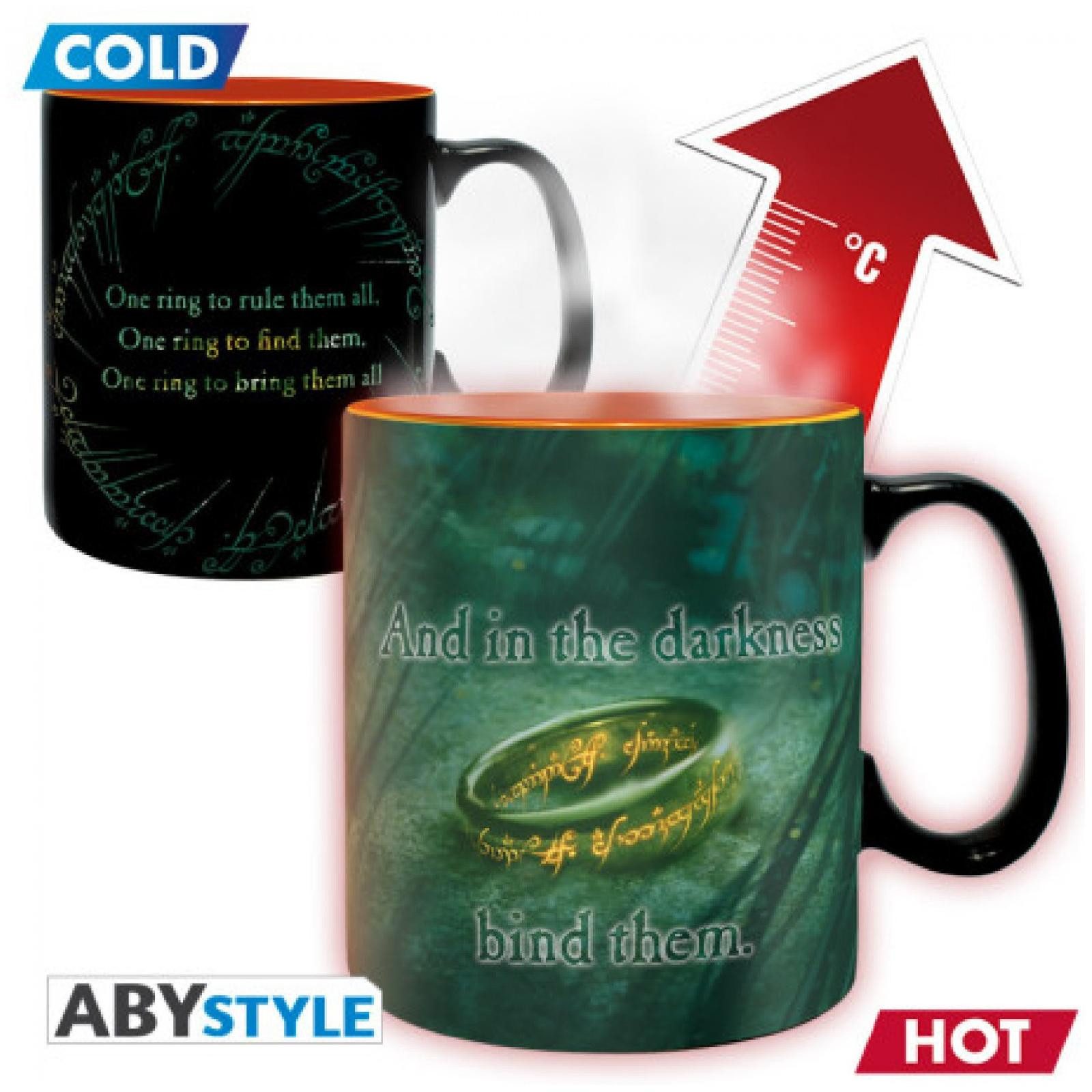 ABYstyle Tasse LORD OF THE RINGS - Tasse Heat Change - 460 ml - Sauron