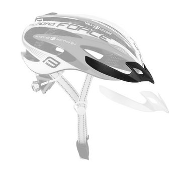 FORCE Fahrradhelm Helm FORCE ROAD silber L - XL