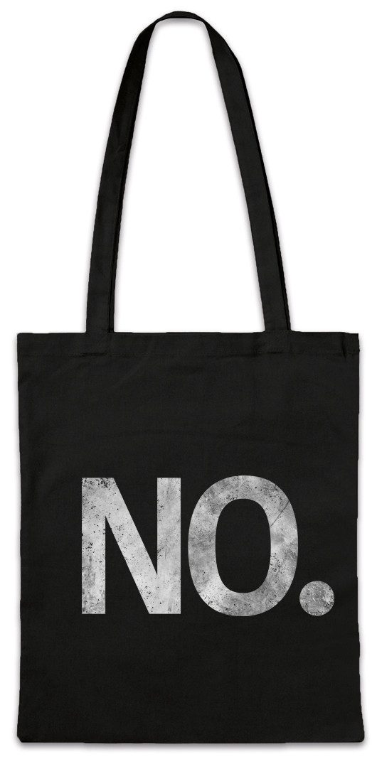Beuteltasche No. Stofftasche Nein Misanthop Outsider Real Life Reallife Außenseiter