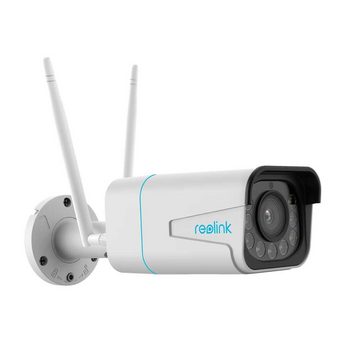 Reolink B5M11WA 5 MP IP Dualband - WLAN Überwachungskamera (Außenbereich, Innenbereich, 5 Megapixel Super HD-Auflösung, 5-fach optisches Zoom, Personen- und Fahrzeugerkennung, 2-Wege-Audio, LED-Scheinwerfern, Alarmsirene, 64 GB Micro SD-Karte inklusive)