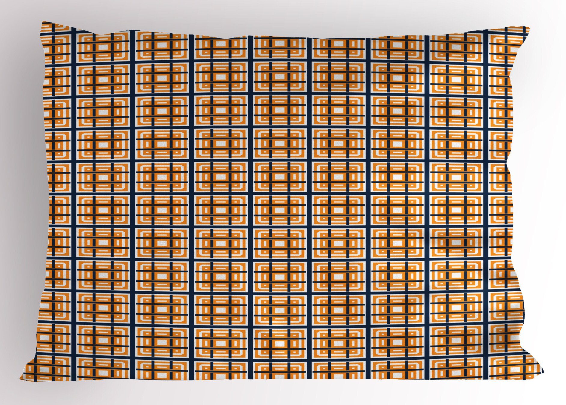 Kissenbezüge Dekorativer Standard King Size Gedruckter Kissenbezug, Abakuhaus (1 Stück), Abstrakt Moderne geometrische Kunst Gitter