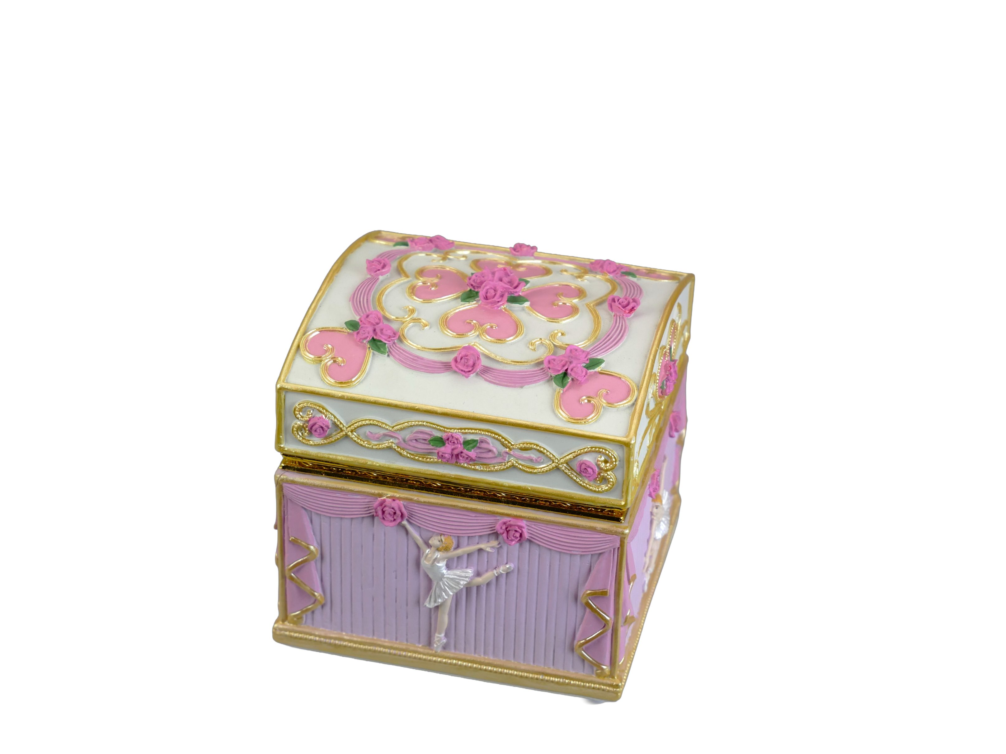 Musicboxworld Spieluhr Ballerina Erinnerungsbox aus Keramik