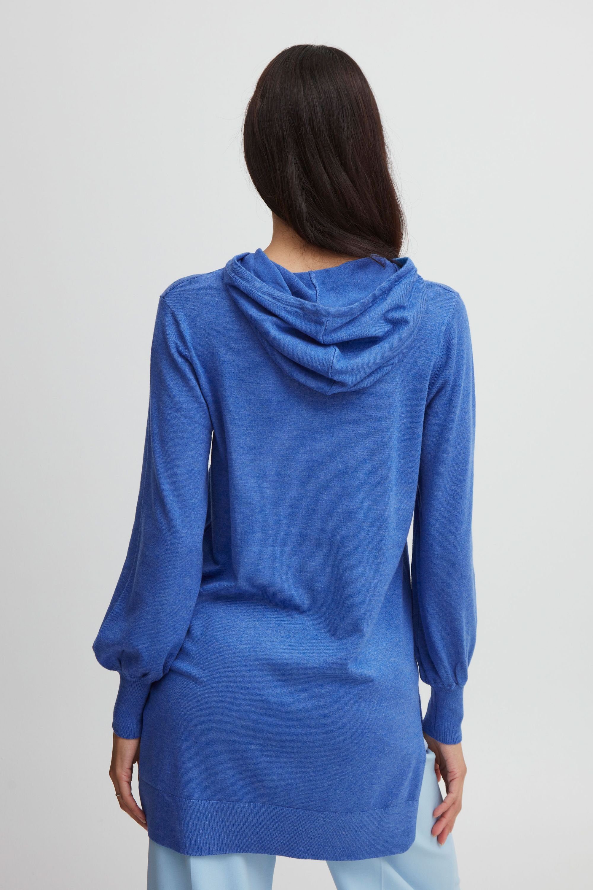 BYMMPIMBAH Longpullover - Blue b.young 20811923 HOODIE (1840511) Strong Melange