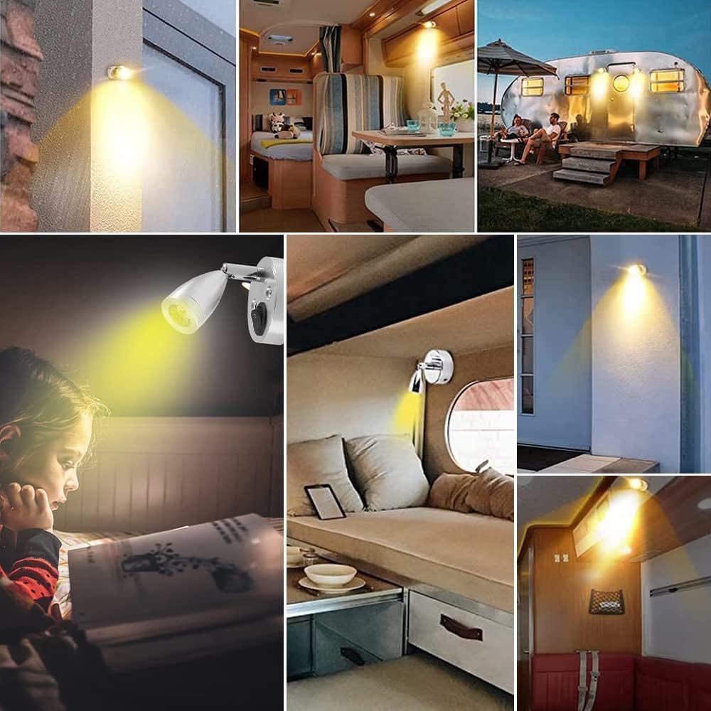 Rosnek LED Wandstrahler 12-24V, 360 ° günstig online kaufen