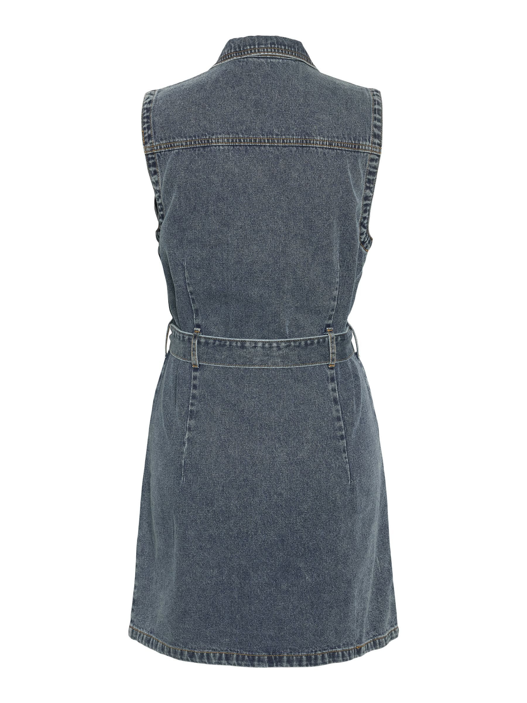 Noisy may Shirtkleid Ärmelloses Denim Design günstig online kaufen