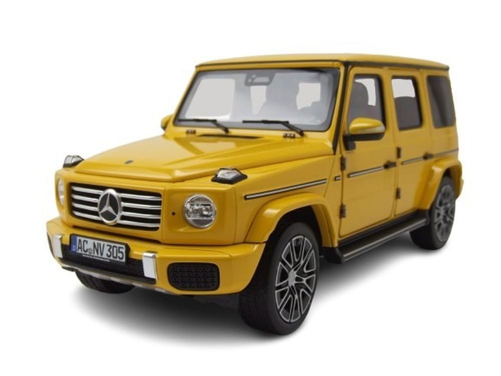 Norev Modellauto Mercedes G-Klasse G-Modell 2024 sonnen gelb, Maßstab 1:18