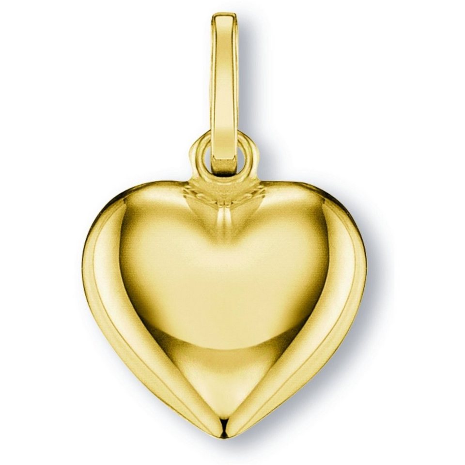 ONE ELEMENT Kettenanhänger Herz Herz Anhänger aus 333 Gelbgold, Damen Gold  Schmuck Herz, Schmuck vom Hersteller mit 70 jähriger Tradition