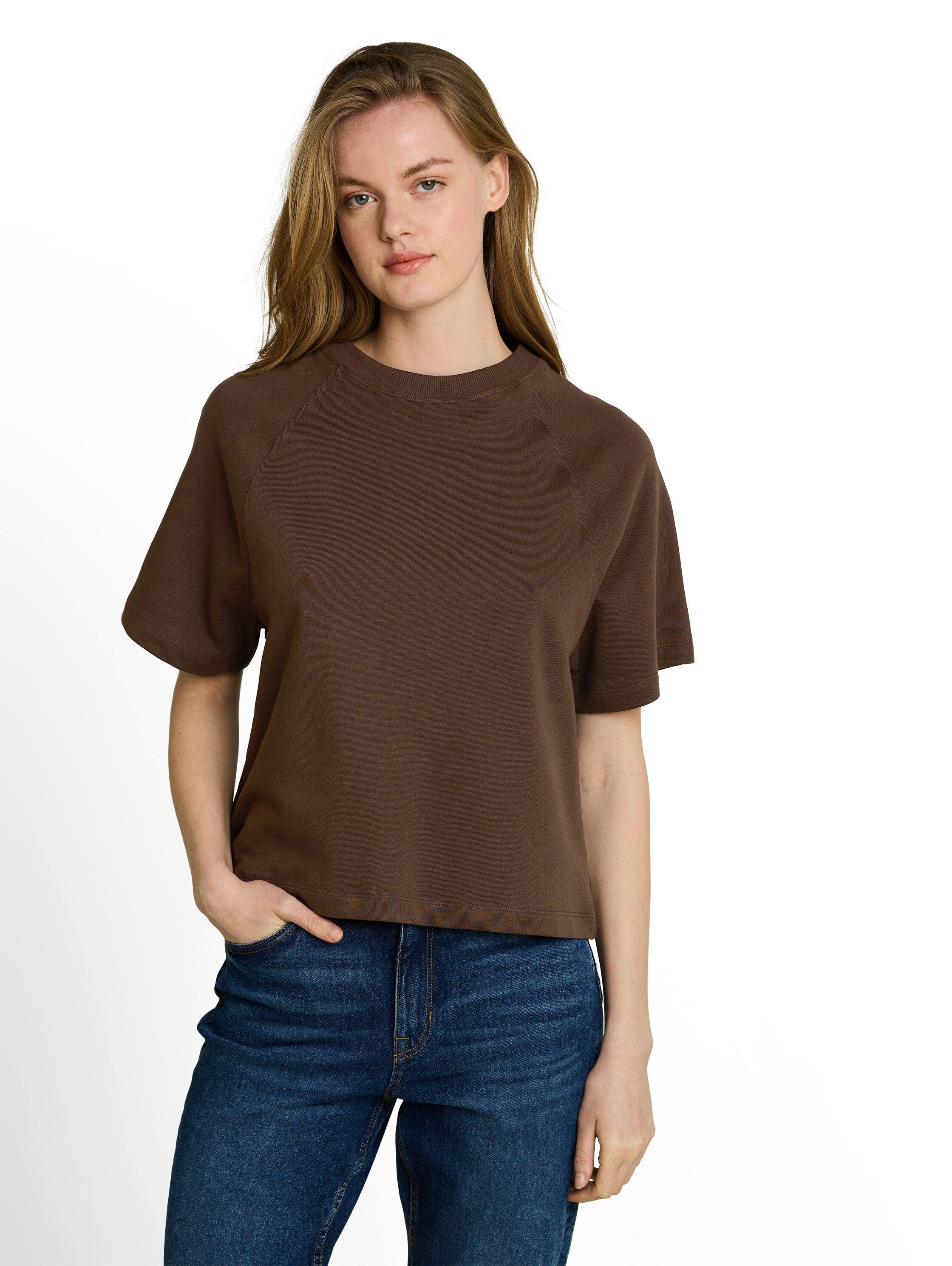 TOM TAILOR Denim Sweatshirt mit Raglanärmeln