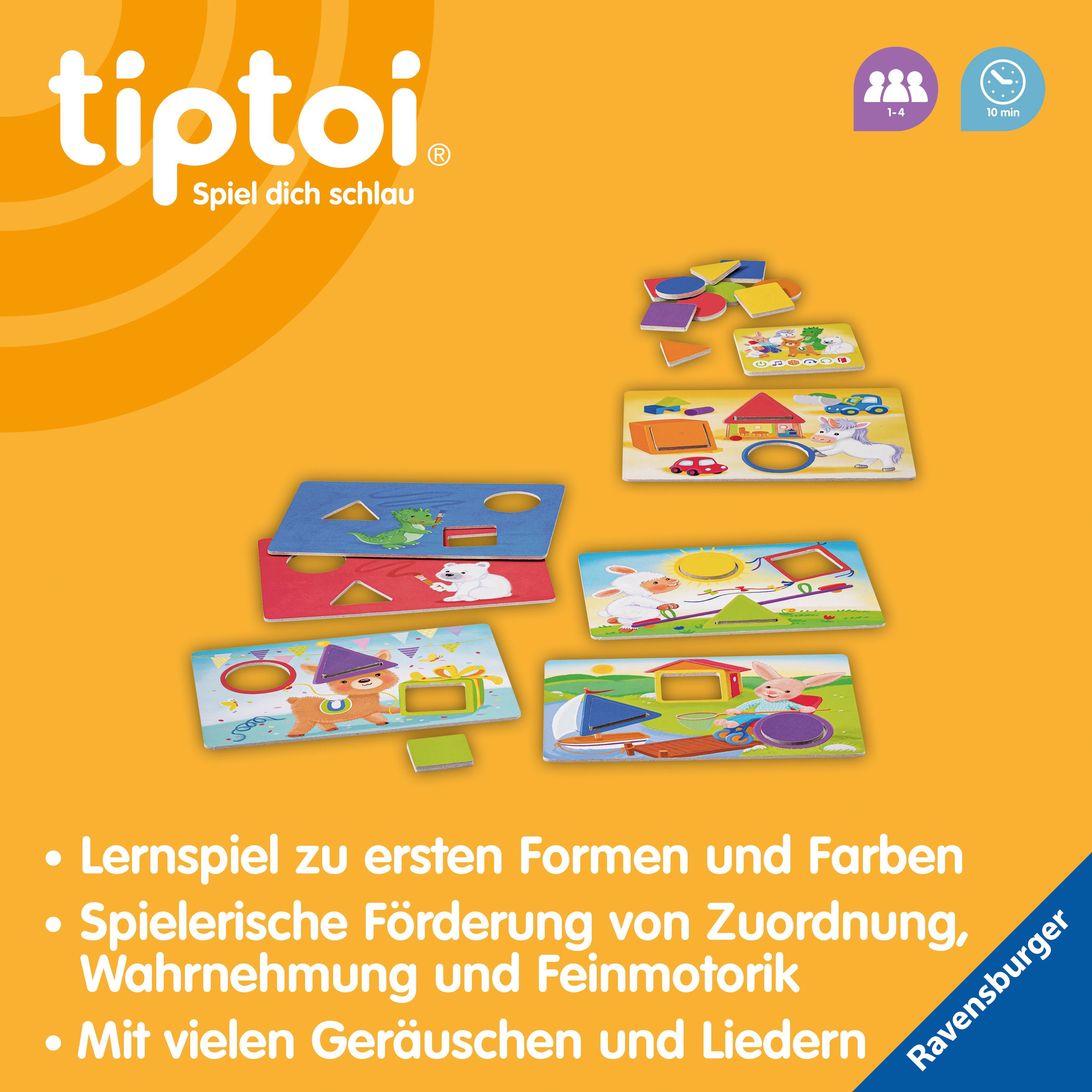 Ravensburger Spiel tiptoi® Meine Farben und Formen, Made in Europe