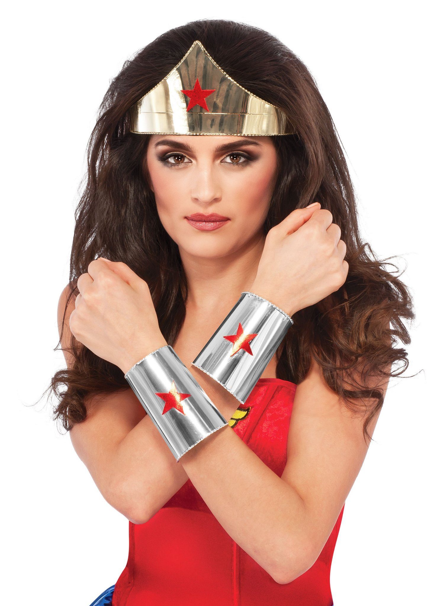 Rubie´s Kostüm Wonder Woman Accessoire Set, Original lizenziertes Wonder Woman Kostümzubehör