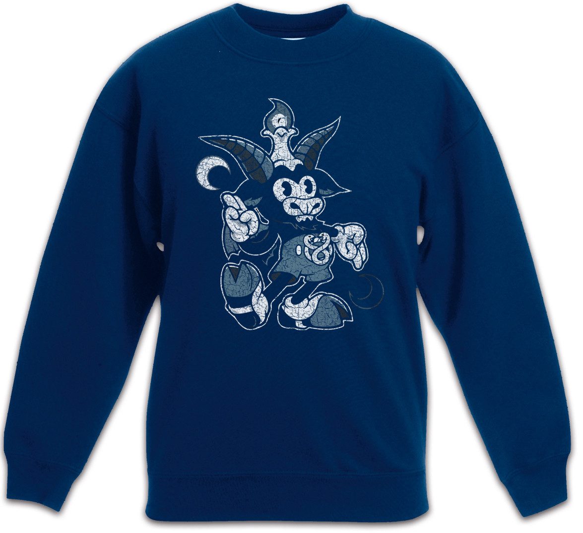 Sweatshirt Satanic Goat Kinderpullover Friendship Temporary Hell Yeah Teufel