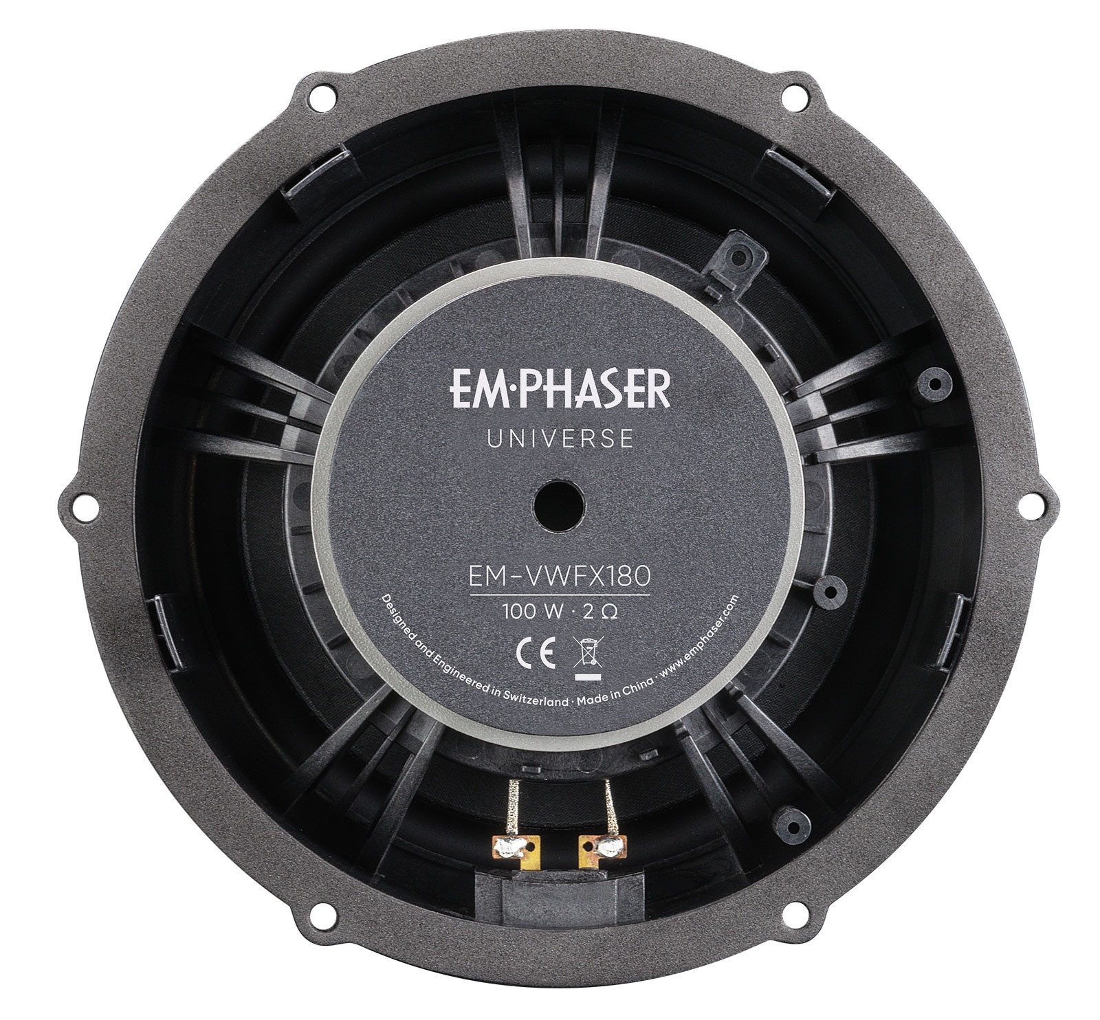 Emphaser EM-VWFX180 18cm Compo-Lautsprechersystem für VW, Seat und für Skoda Auto-Lautsprecher