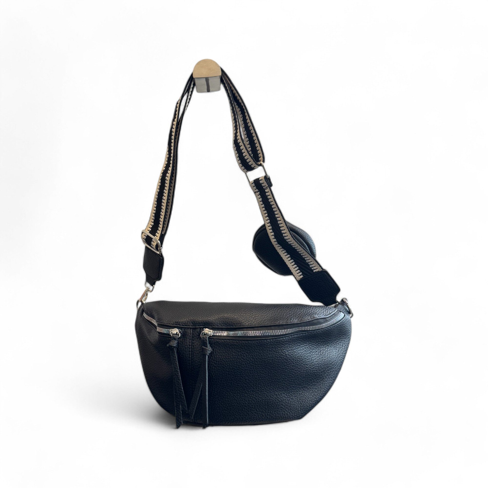 Bauchtasche Größe Bauchtasche Damen, Knödelförmige Tasche mit Geldbörse
