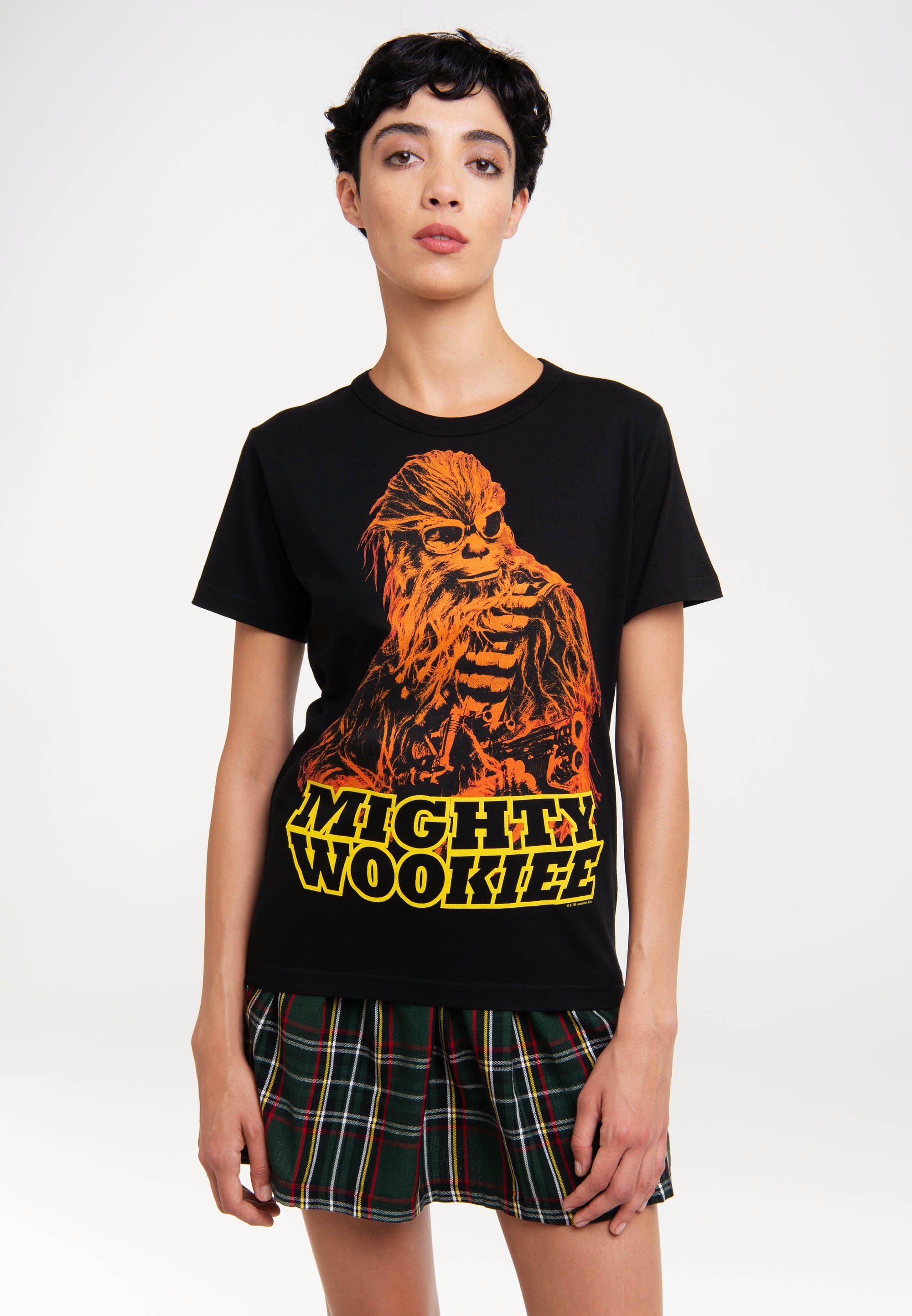 Wookie Wars: Mighty Star LOGOSHIRT Print mit T-Shirt - Solo coolem