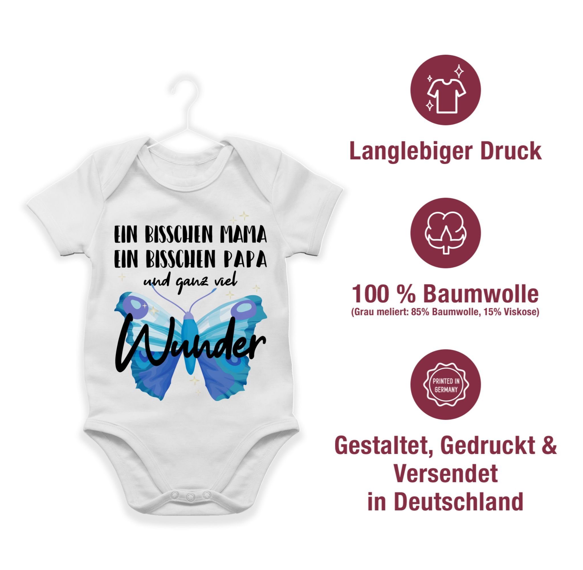 Shirtracer Shirtbody Ganz viel Wunder Strampler Baby Mädchen & Junge