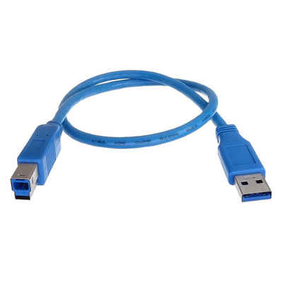 shortix kurzes USB-3.0-Kabel (A auf B). 20cm. 25cm. 50cm. USB-Kabel, USB 3.0 Typ A, USB 3.0 Typ B (50 cm), kurz
