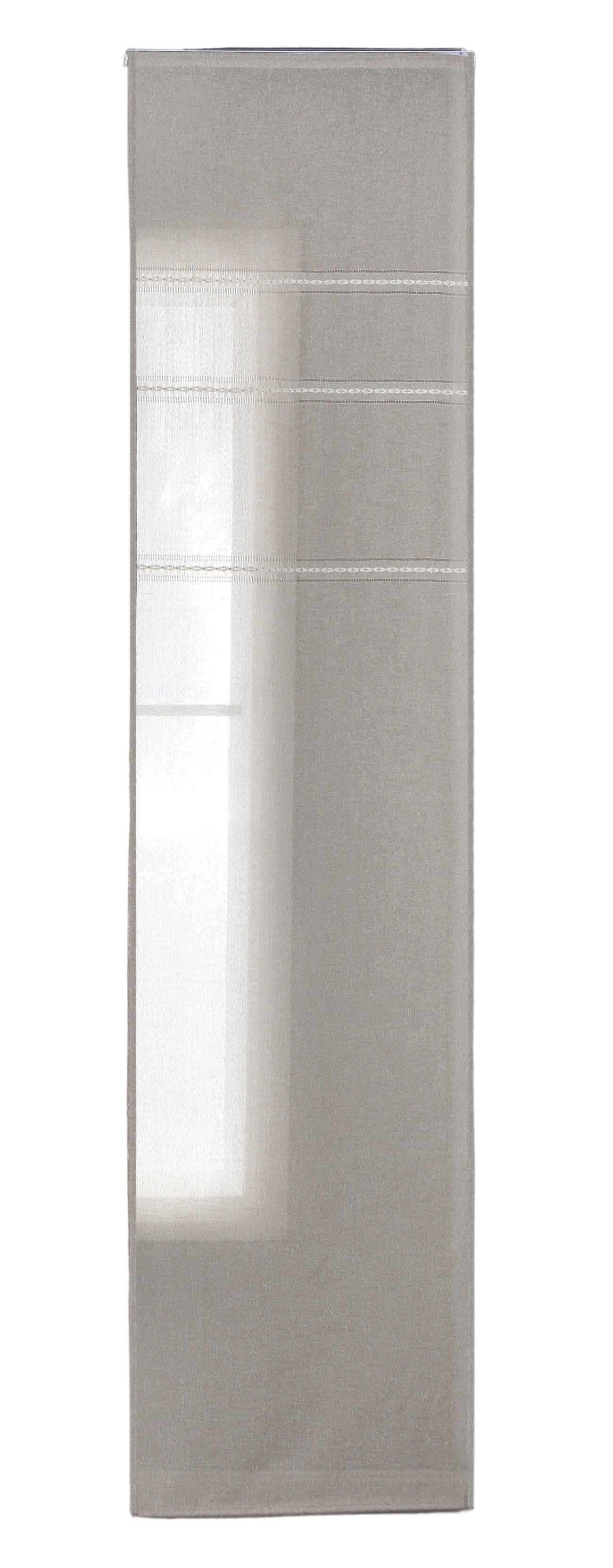 Gardinenbox Schiebegardine, Paneelwagen (1 St), halbtransparent, günstig online kaufen