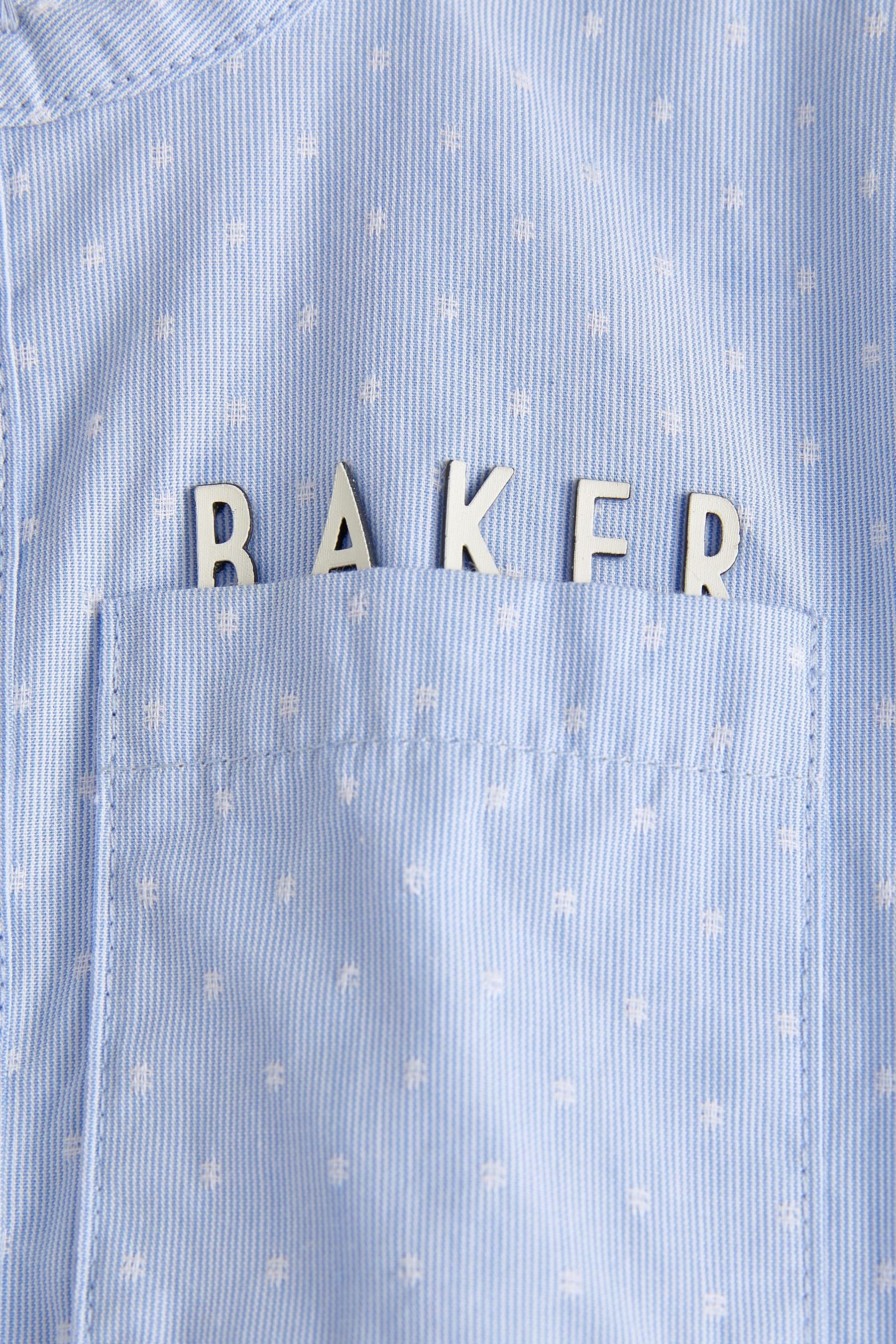Baker by Ted by Strampler (1-tlg) Baker Strampler Ted Baker Blue Baker mit Stehkragen