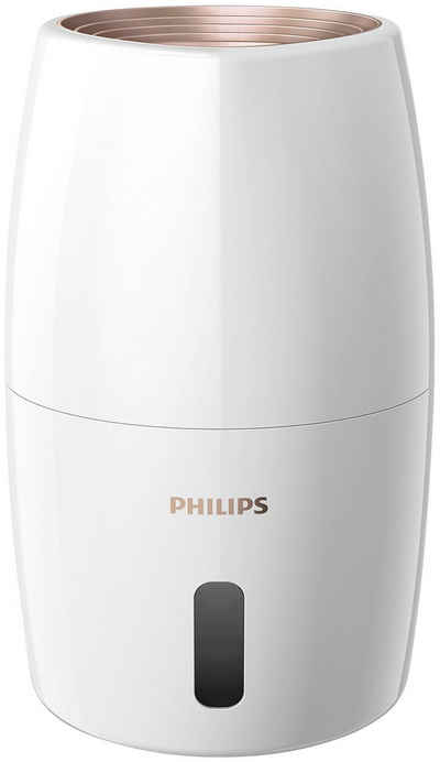 Philips Luftbefeuchter HU2716/10 2000 Serie, 2 l Wassertank, für 32 m² Räume, mit NanoCloud-Technologie