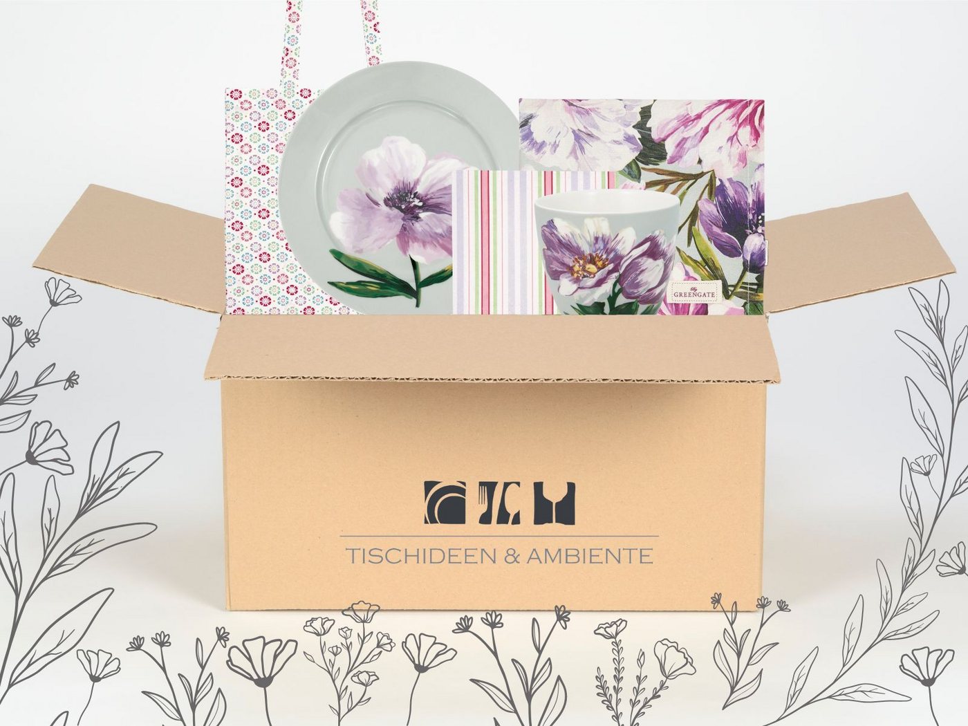Thumbnail - Greengate Geschenkbox Geschenkbox Barbette