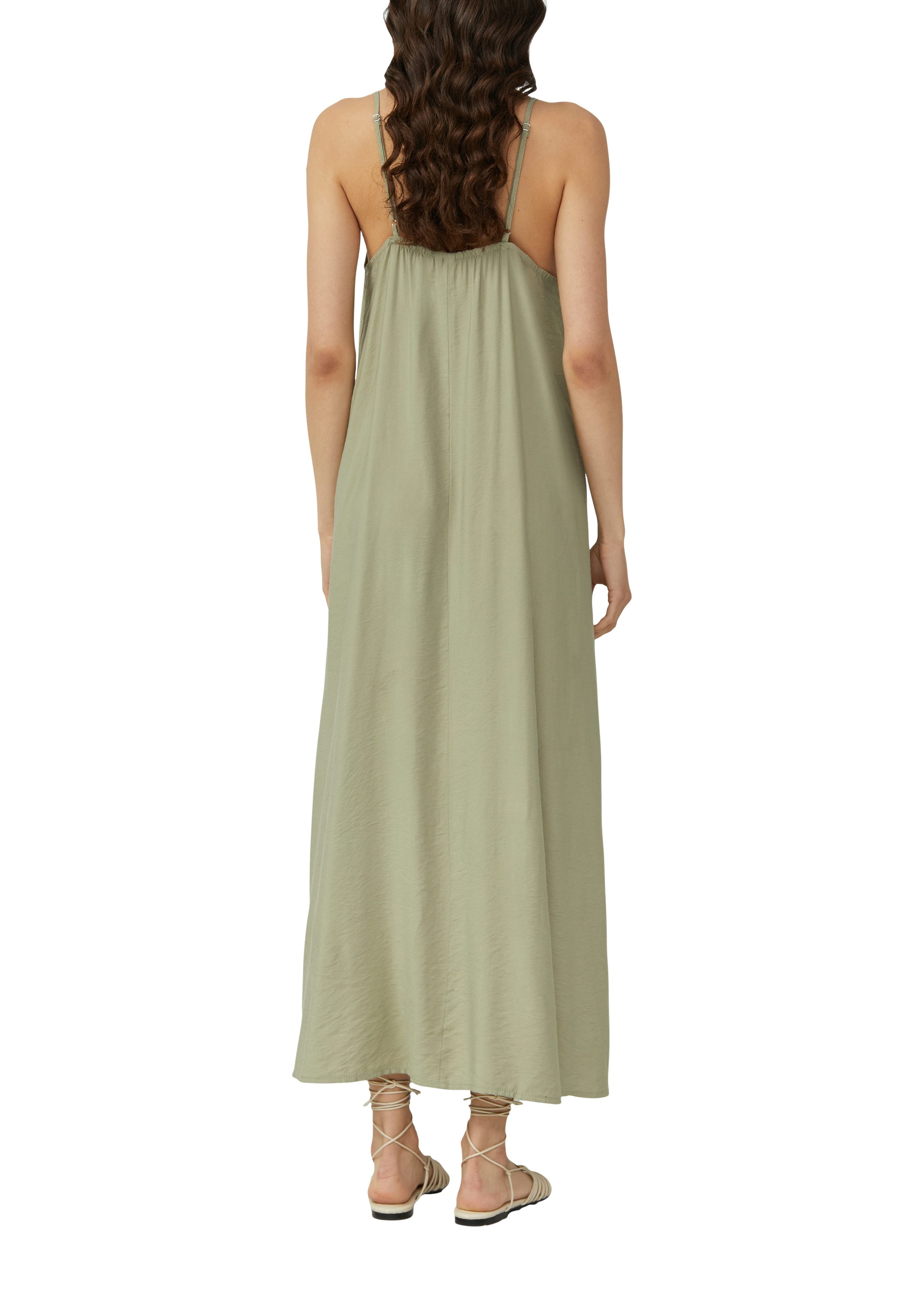 QS Maxikleid aus Viskosemix günstig online kaufen