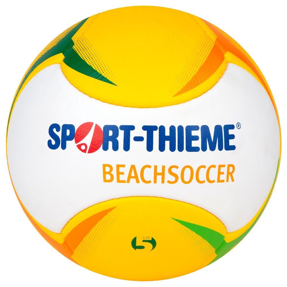 Größe Minimale ca. Beachsoccer Nähte Ball, versiegelte Wasseraufnahme 350 durch Beachball g 4, Sport-Thieme