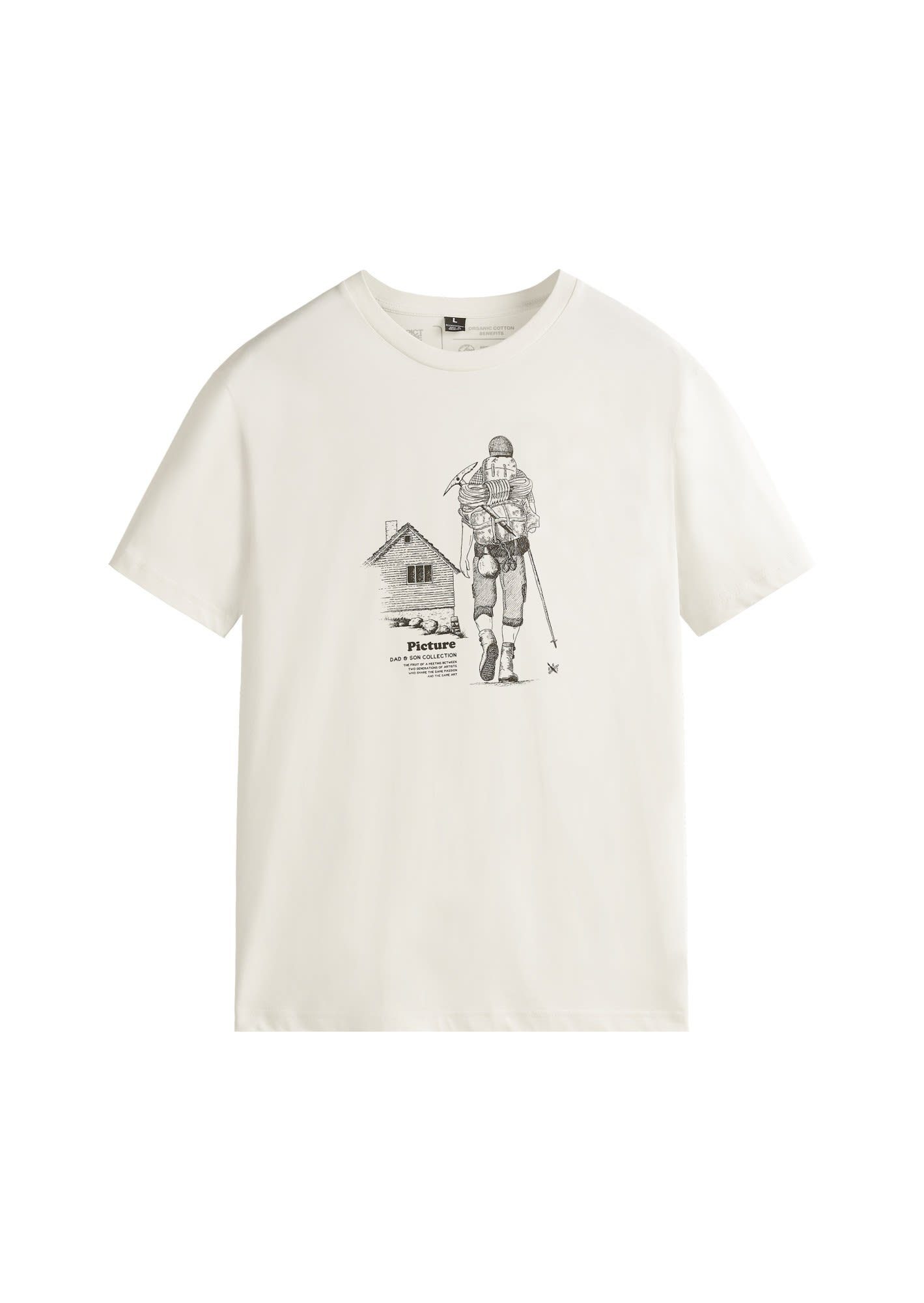 Picture T-Shirt Picture M D&s Hiker Tee Herren Kurzarm-Shirt