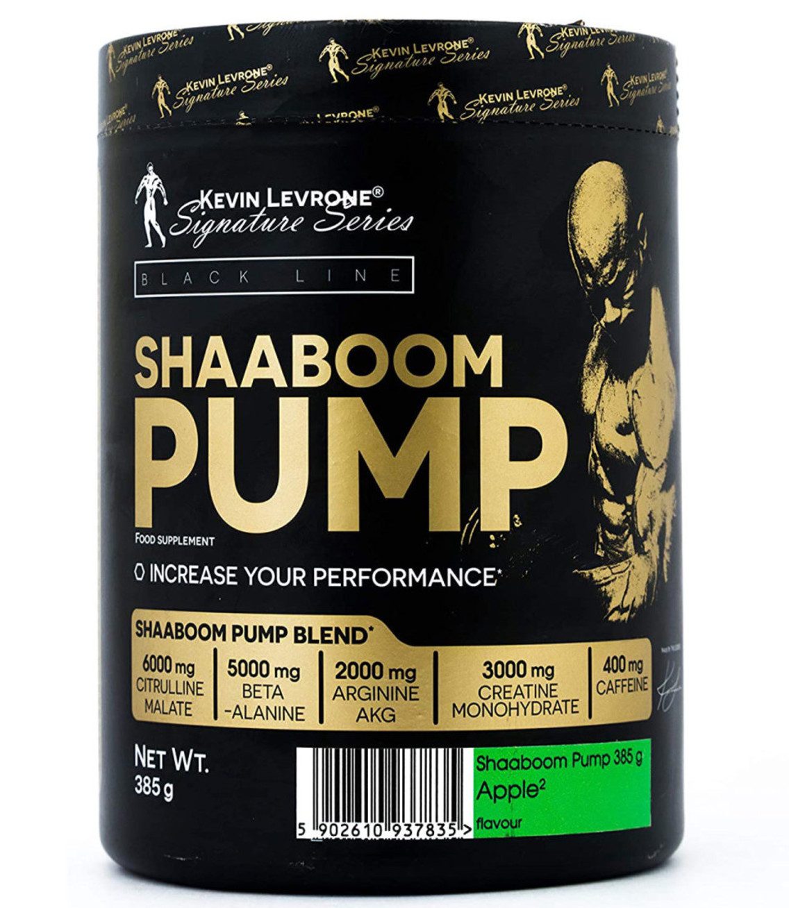 Kevin Levrone Shaaboom Pump 385g Beta-Alanin Kreatin-Monohydrat L-Arginin Pulver, 1 er Einzelprodukt à 1,00 St., 385 g, enthält Citrullinmalat davon Citrullin 3000 mg pro Portion