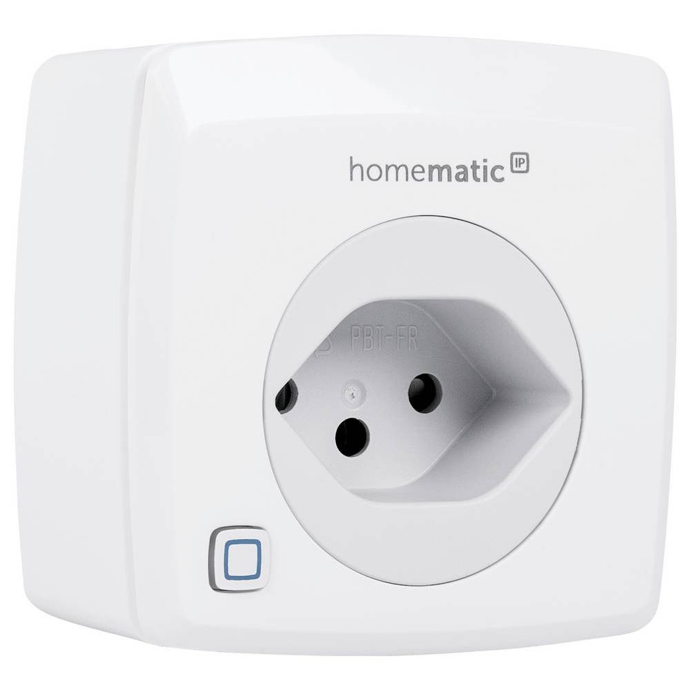 Homematic IP Steckdose Funk Schalt-Mess-Steckdose (Schweiz / CH) 159108A0, mit Messfunktion