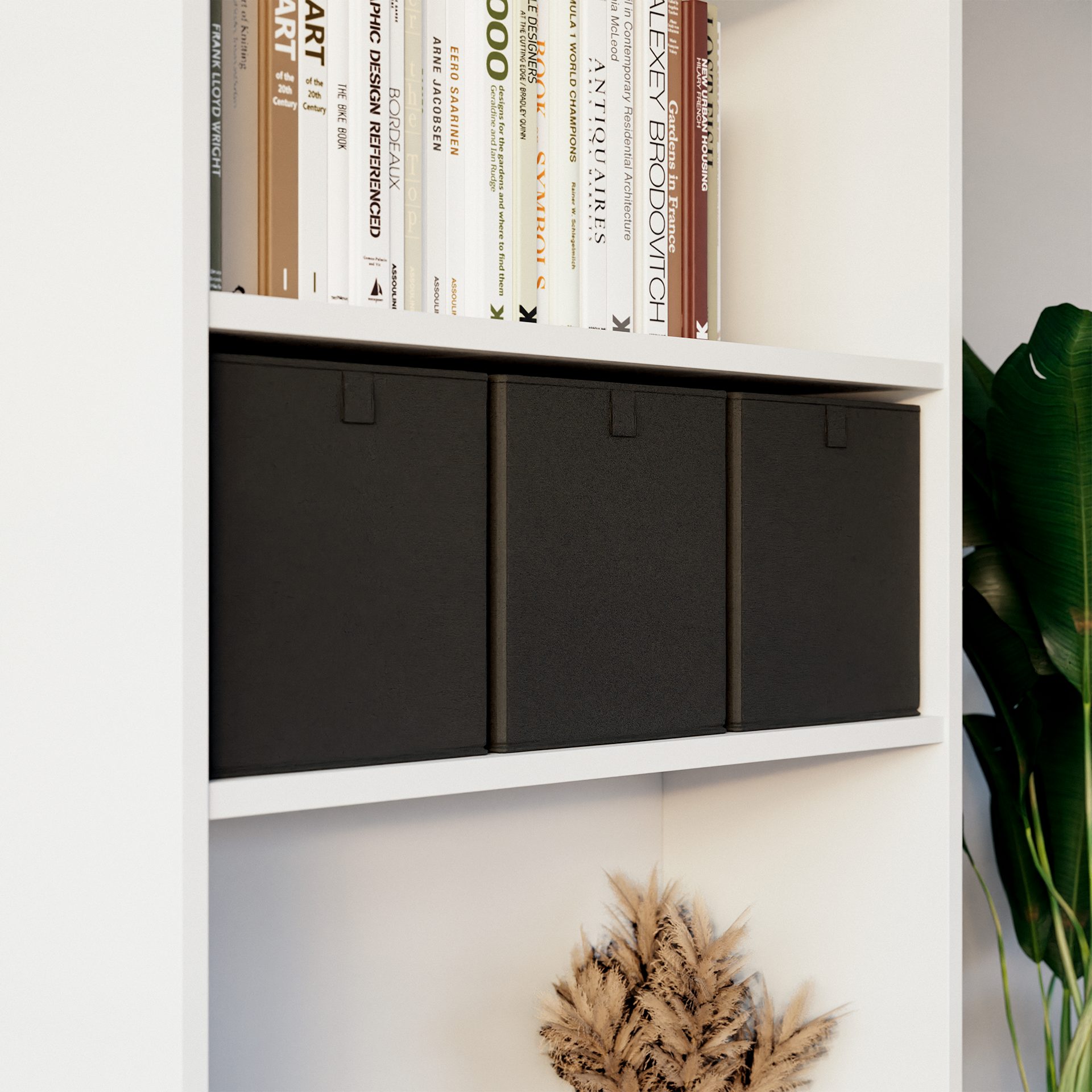 Clutter Cover Aufbewahrungsbox für Billy Regal, 3er-Set, Grau oder Anthrazi günstig online kaufen