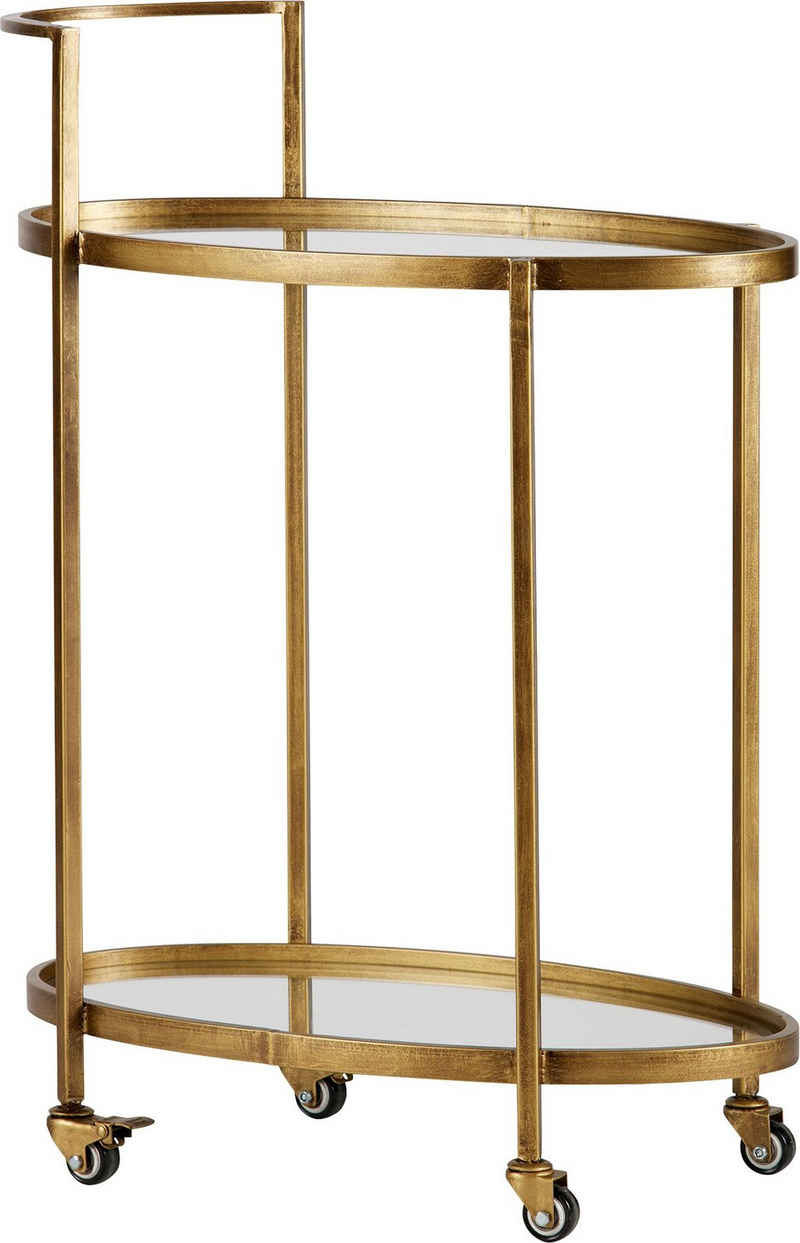 BePureHome Sideboard Push Trolley Metall Antique Brass