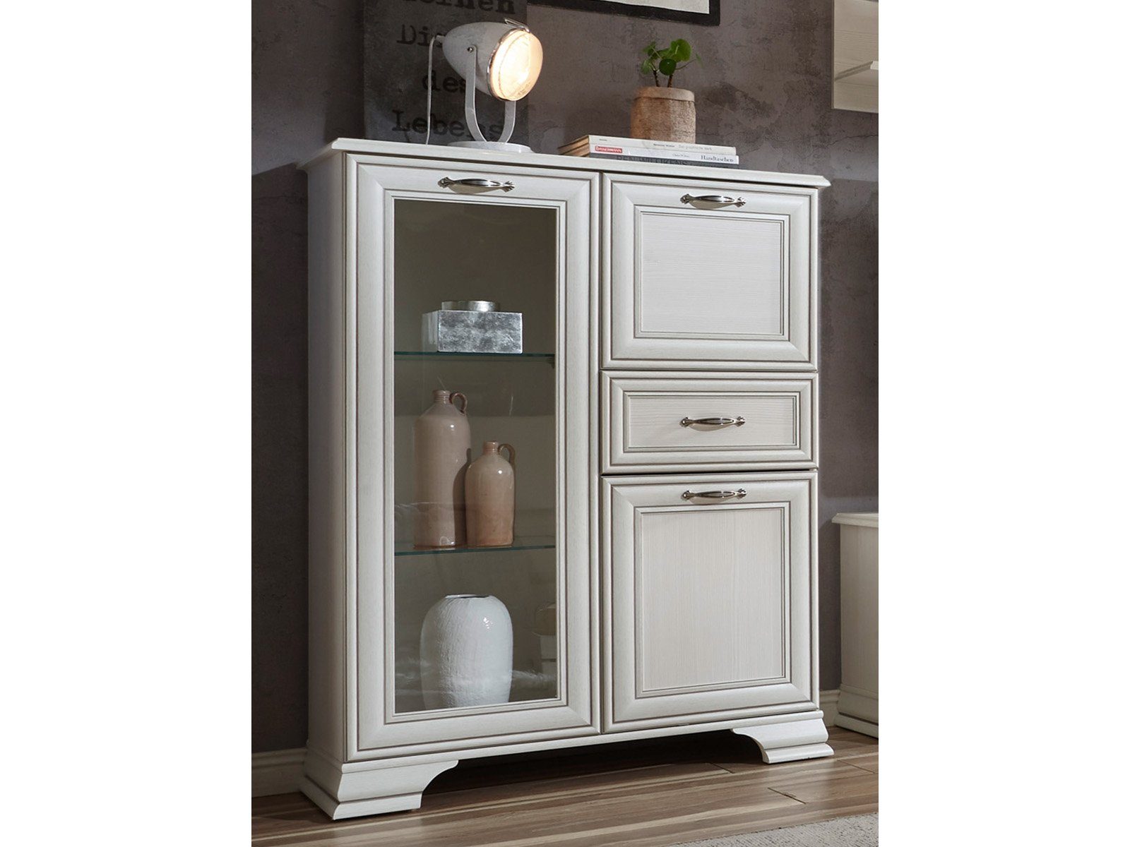 PREISBRECHER Highboard Valeria, 94 x 126 x 38 cm (B/H/T)