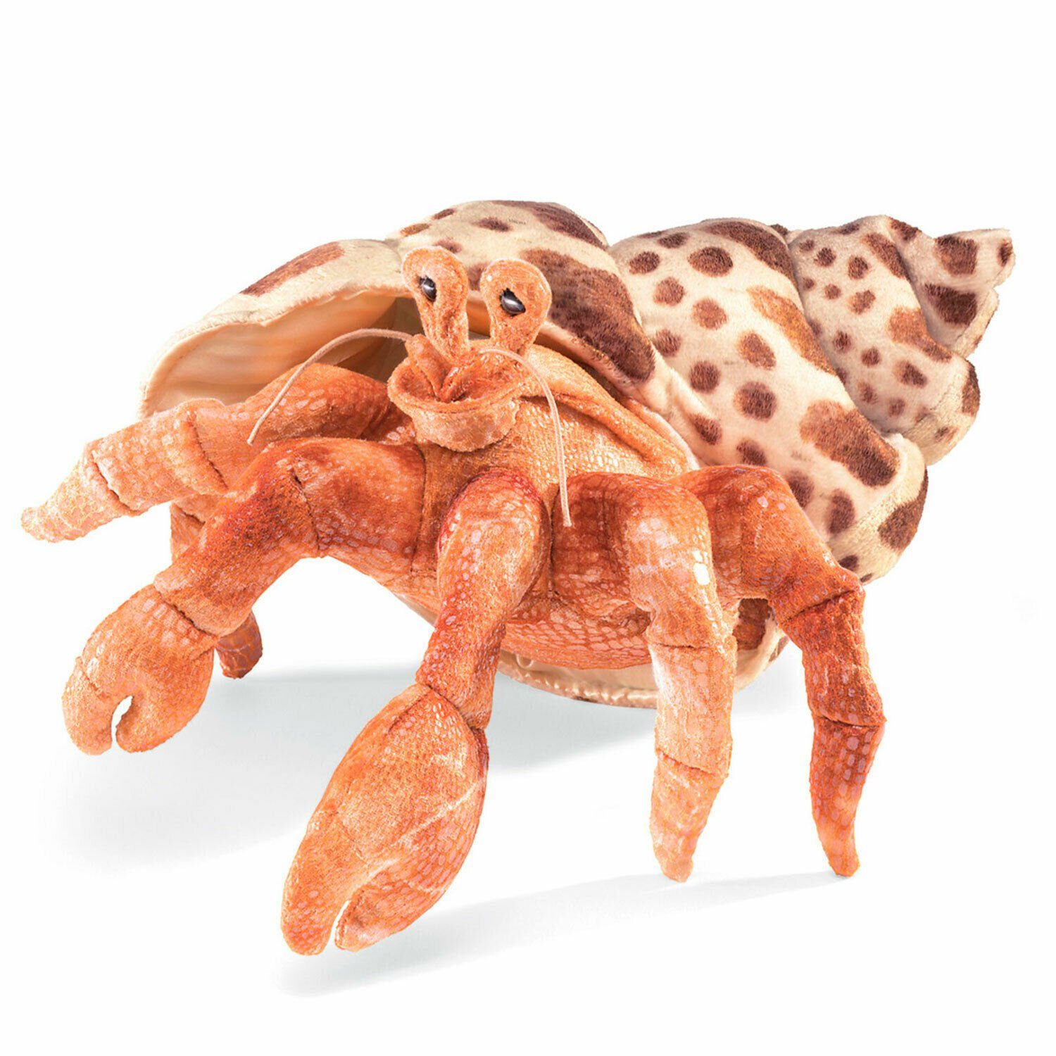 Folkmanis Handpuppen Handpuppe Folkmanis Handpuppe Einsiedlerkrebs 2867 (Packung)