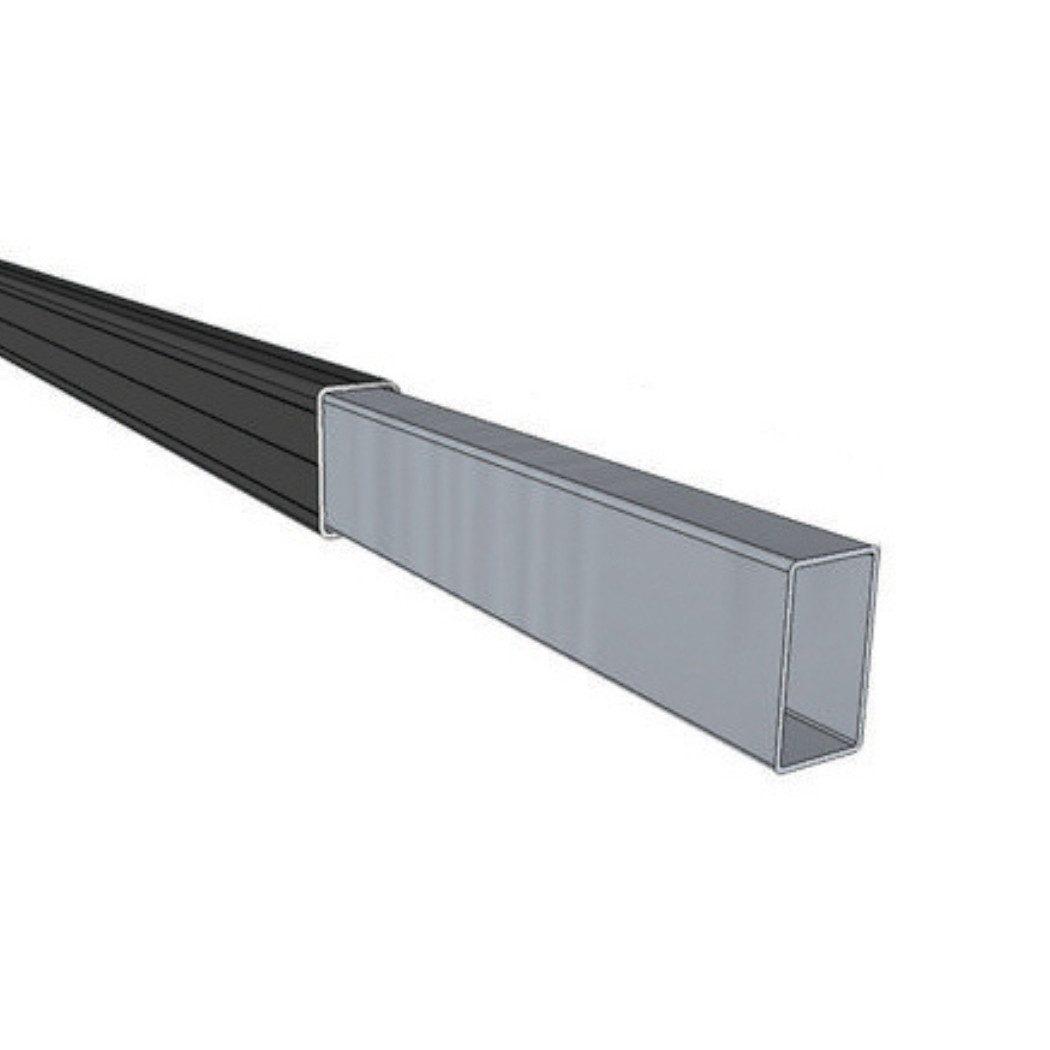 GartenLand Terrassendielen Einsteckverbinder für Aluminium Unterkonstruktion, (1-St), Aluminium, pressblank, gerundete Kanten