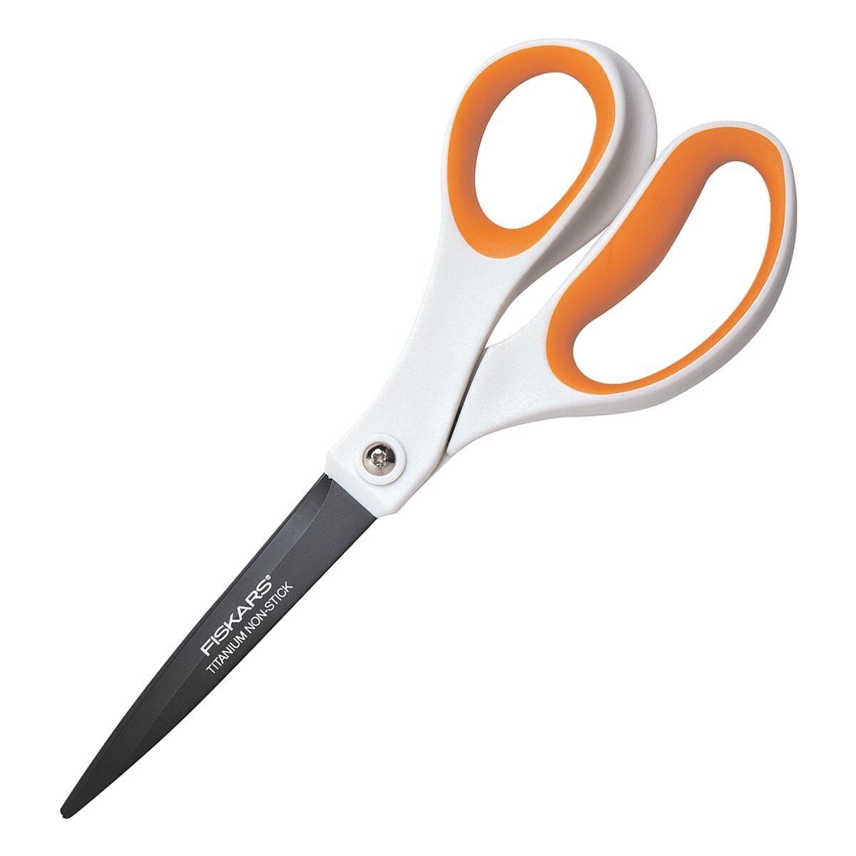 21 Fiskars Non-Stick, Titanium cm Haushaltsschere