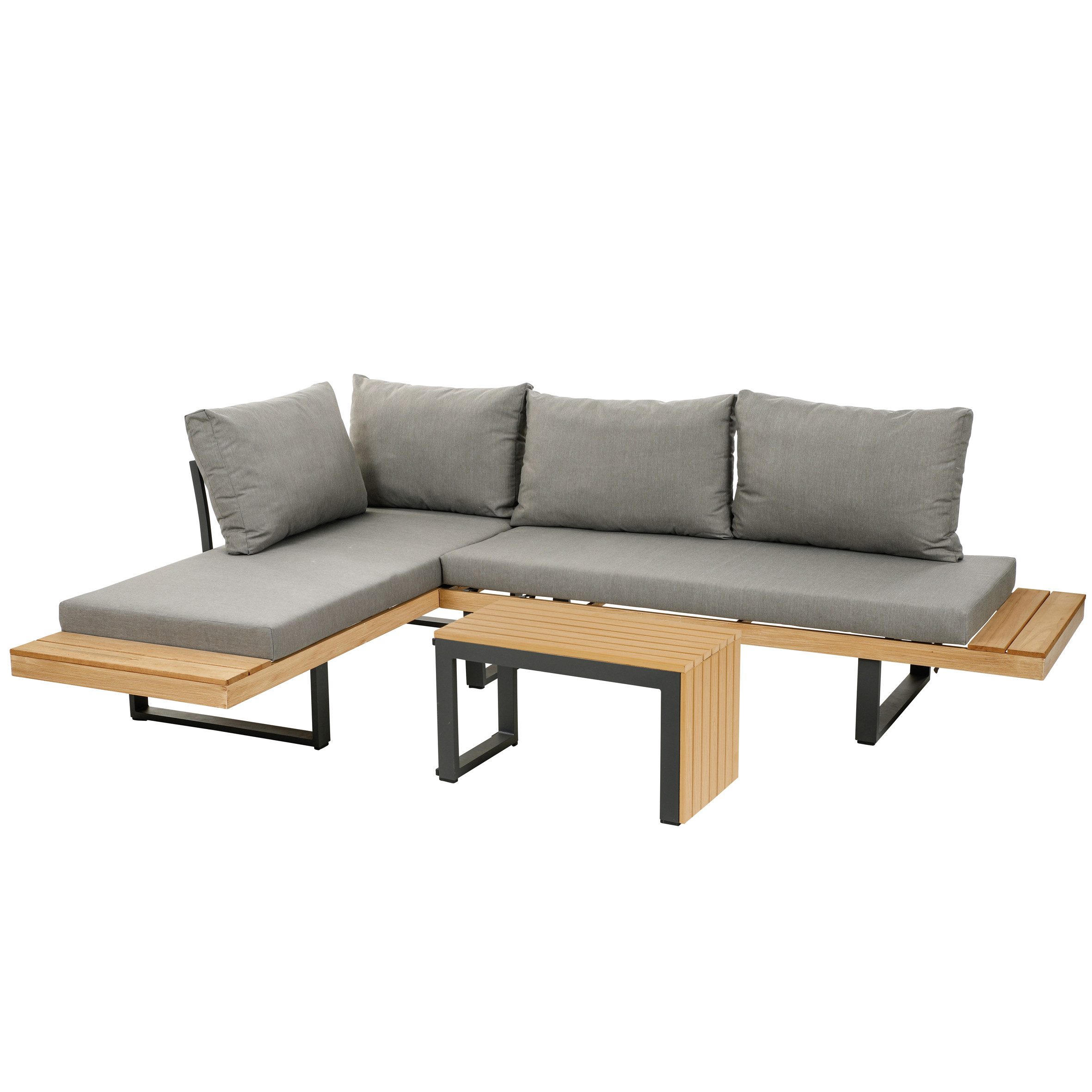 Greemotion Gartenlounge-Set Loungeset Outdoor [Lana] Loungemöbel-Set Garten günstig online kaufen