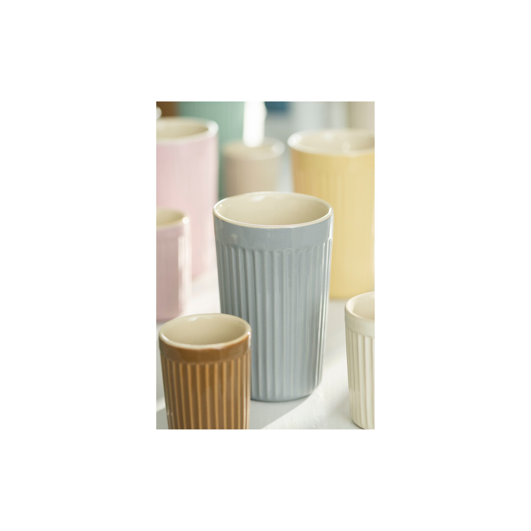 Ib Laursen Becher IB Laursen Café Latte Becher Mynte French Grey