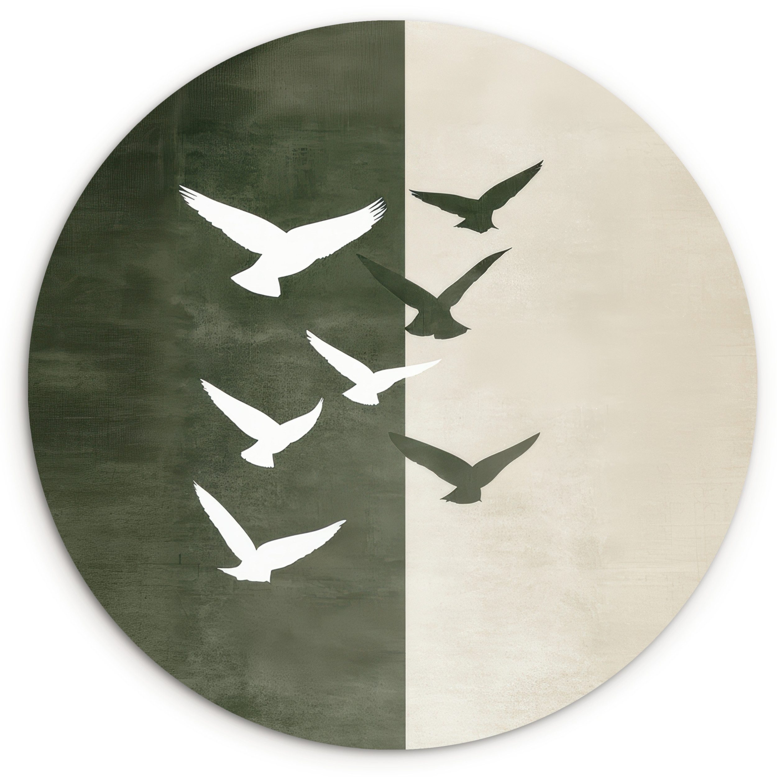 MuchoWow Gemälde Japandi - Vogel - günstig online kaufen