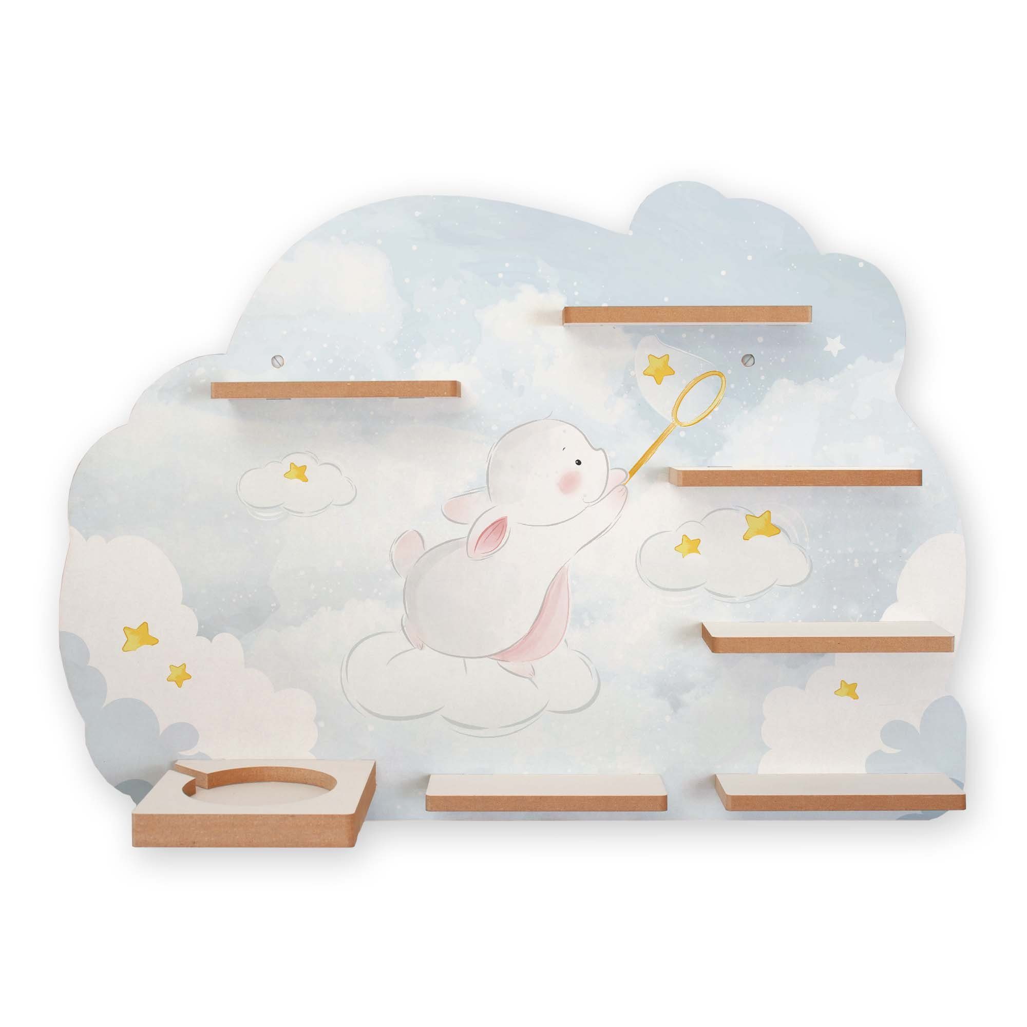 Kreative Feder Wandregal »Sternensammler«, Kinder-Regal geeignet für Tonie  Box und Tonies, magnetische Haftung für Musikbox-Figuren, aus MDF, Größe  ca. 59 x 41 cm online kaufen | OTTO