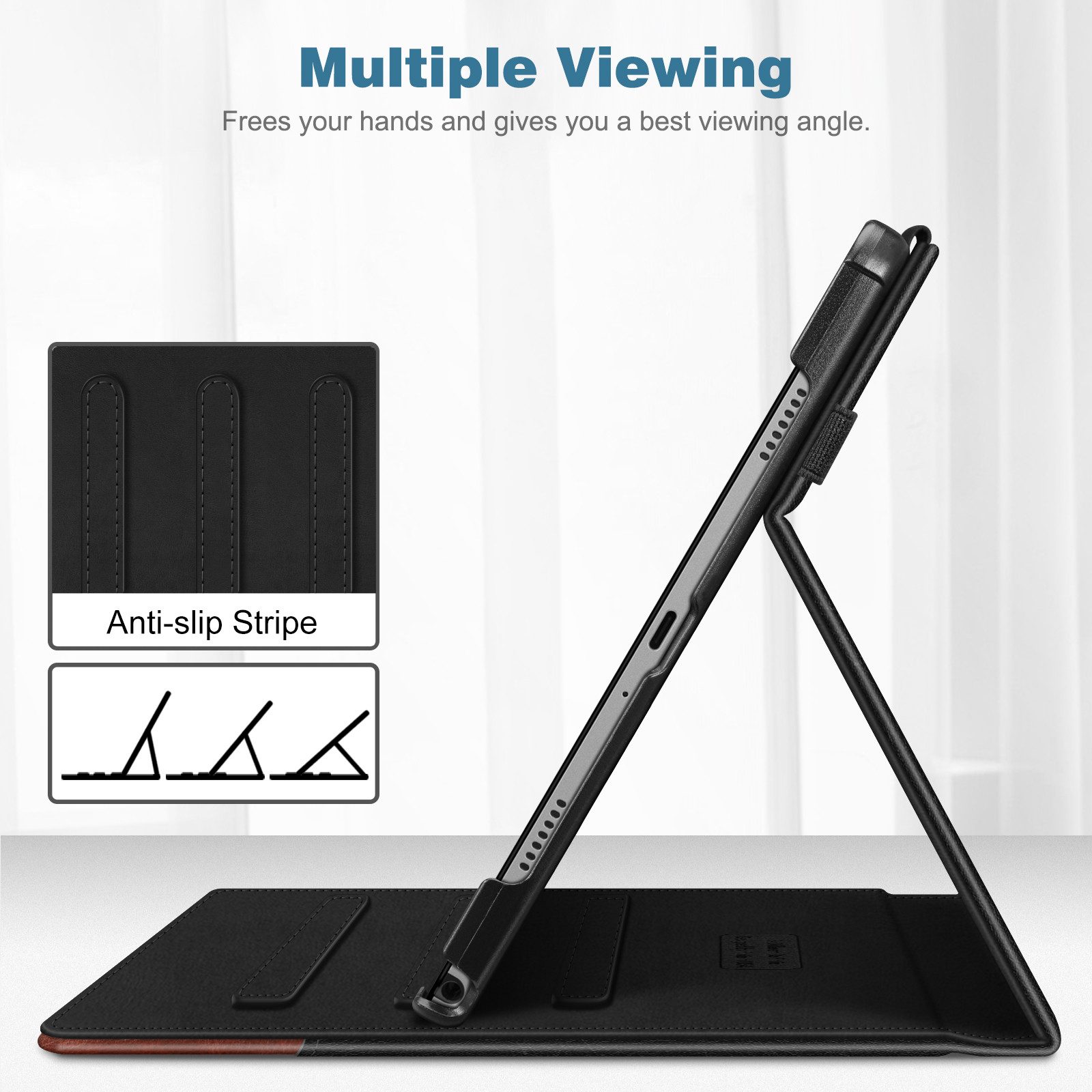 Fintie Tablet-Hülle für Samsung Galaxy Tab A11+ Plus 11" 2025 / Tab A9+ Plus 11 Zoll 2023 11 Zoll, Multi-Winkel Folio Schutzhülle Dokumentenfach – Bild 3 von 5