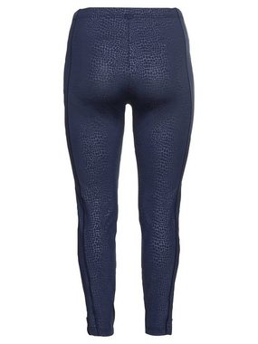 Sheego Leggings Große Größen mit Animalprint und Ziernähten