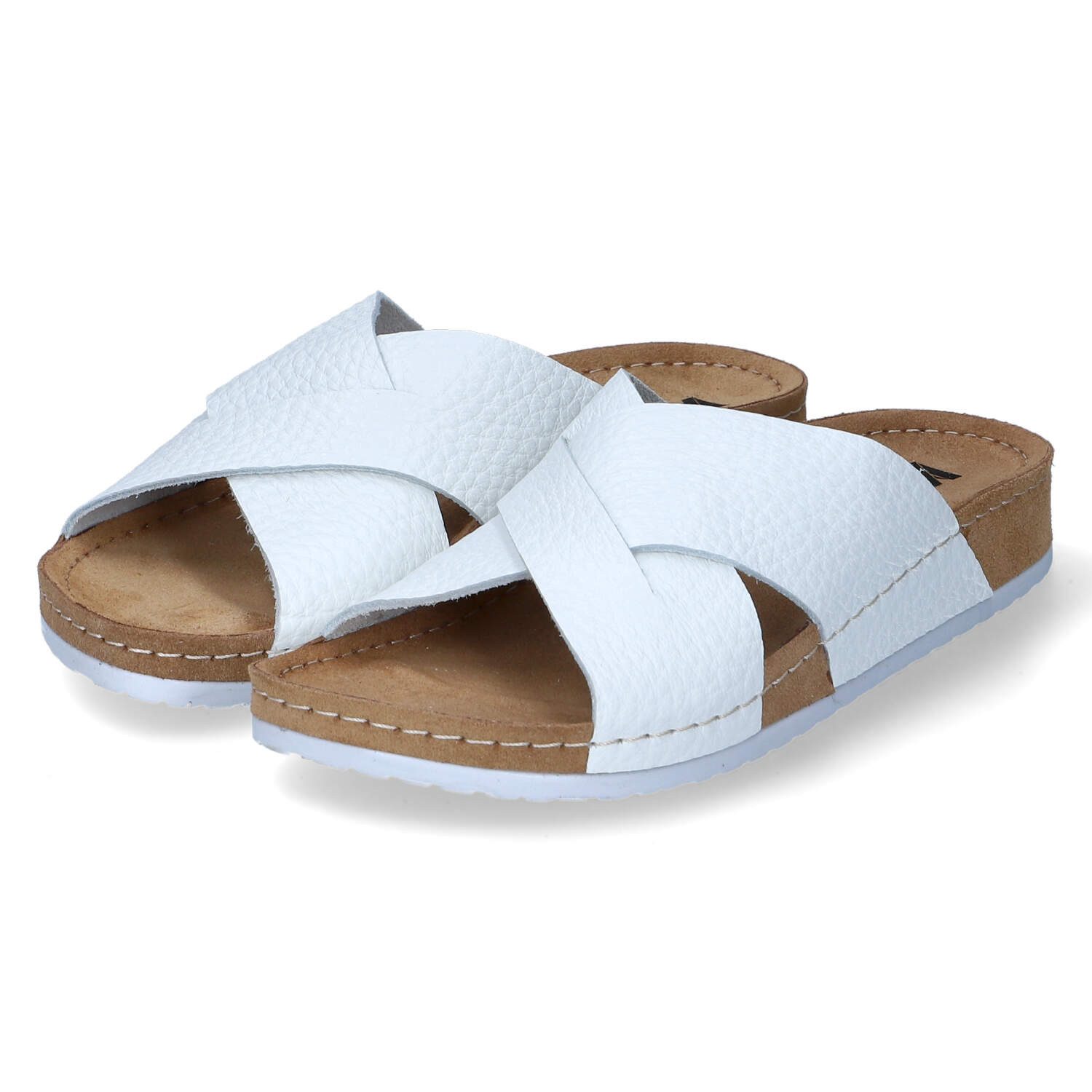 Kaerlek Kaerlek NANA 8107-21 white Harrucki Damen Glattleder weiss Pantolette