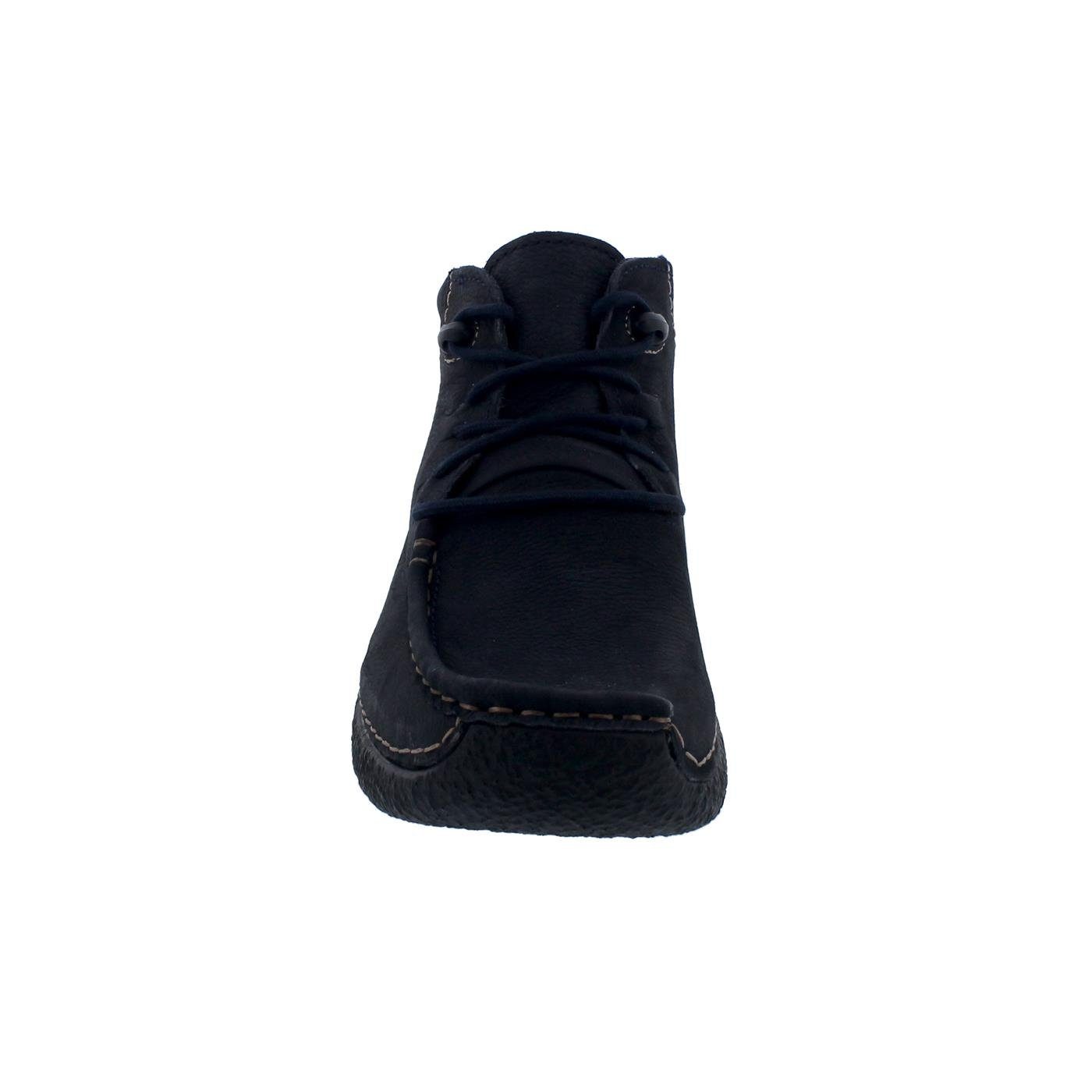 WOLKY Wolky Seamy Moc Bootie, Antique nubuck, Blue 0625311-800 Schnürstiefel
