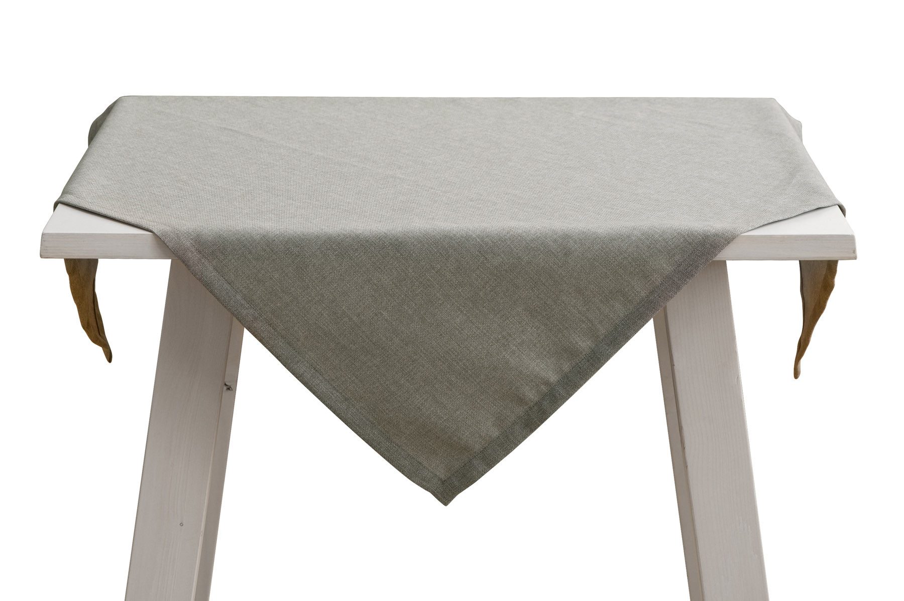 PICHLER Tischdecke Mitteldecke Panama Rechteck 085/085 grau (1-tlg), Tischdecke Tischläufer Fest Feier Kommunion
