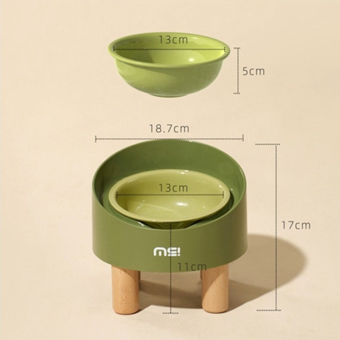 Purpurra Futternapf Makesure Napf Frühlingsrolle